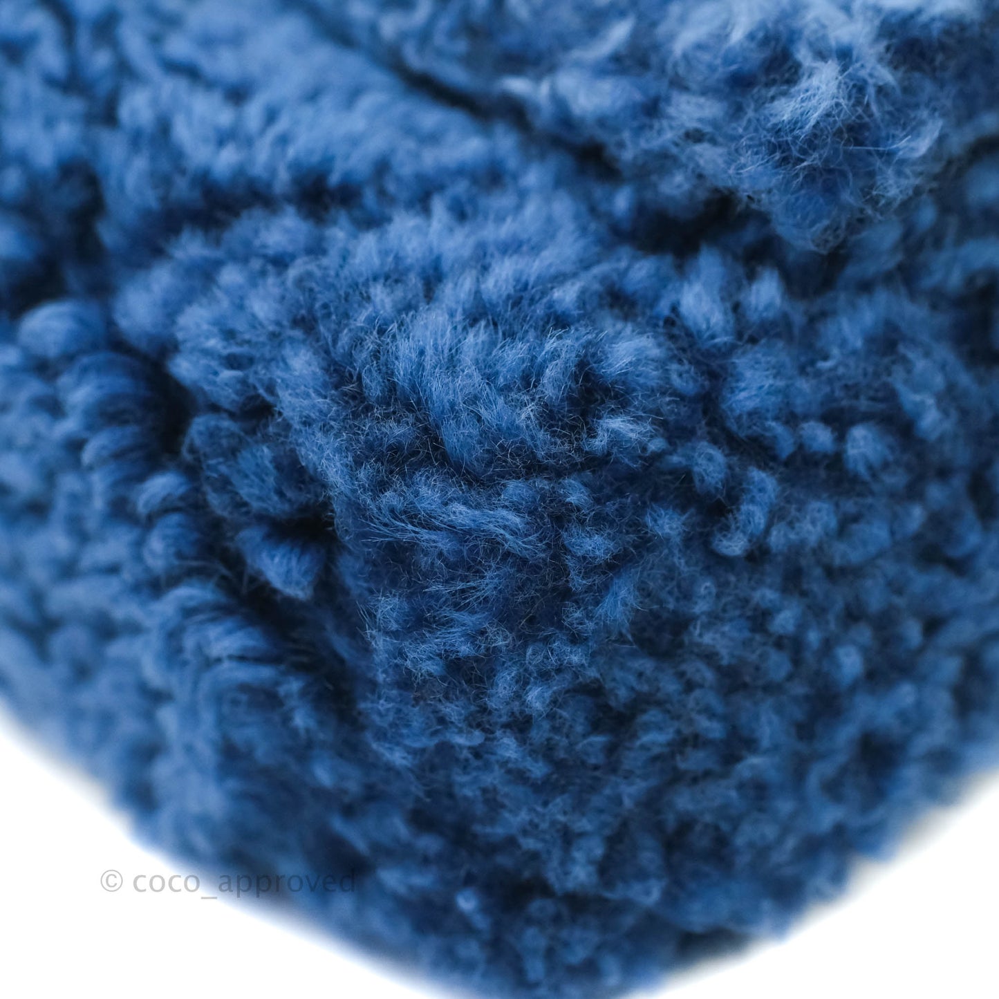 Chanel 19 Medium Shearling Blue Mixed Hardware 20A