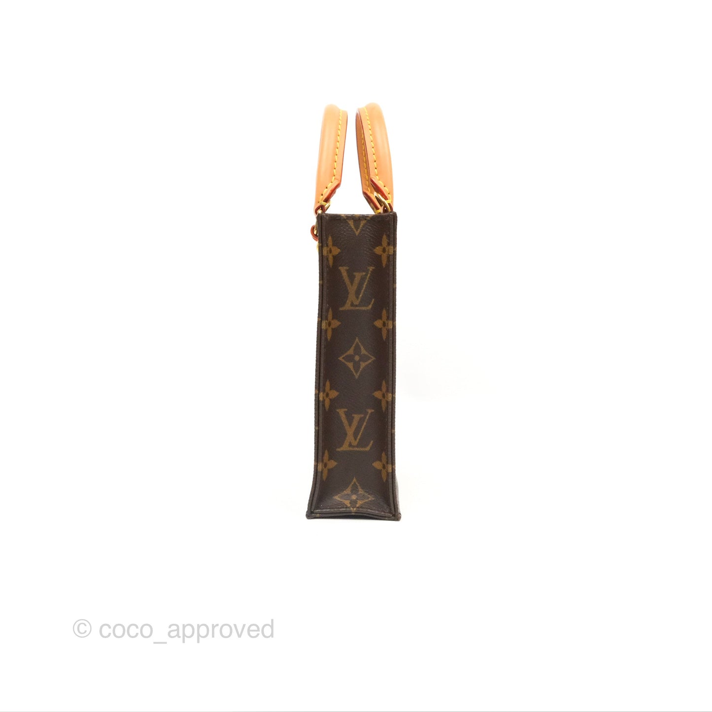 Louis Vuitton Petit Sac Plat Bag Monogram Canvas
