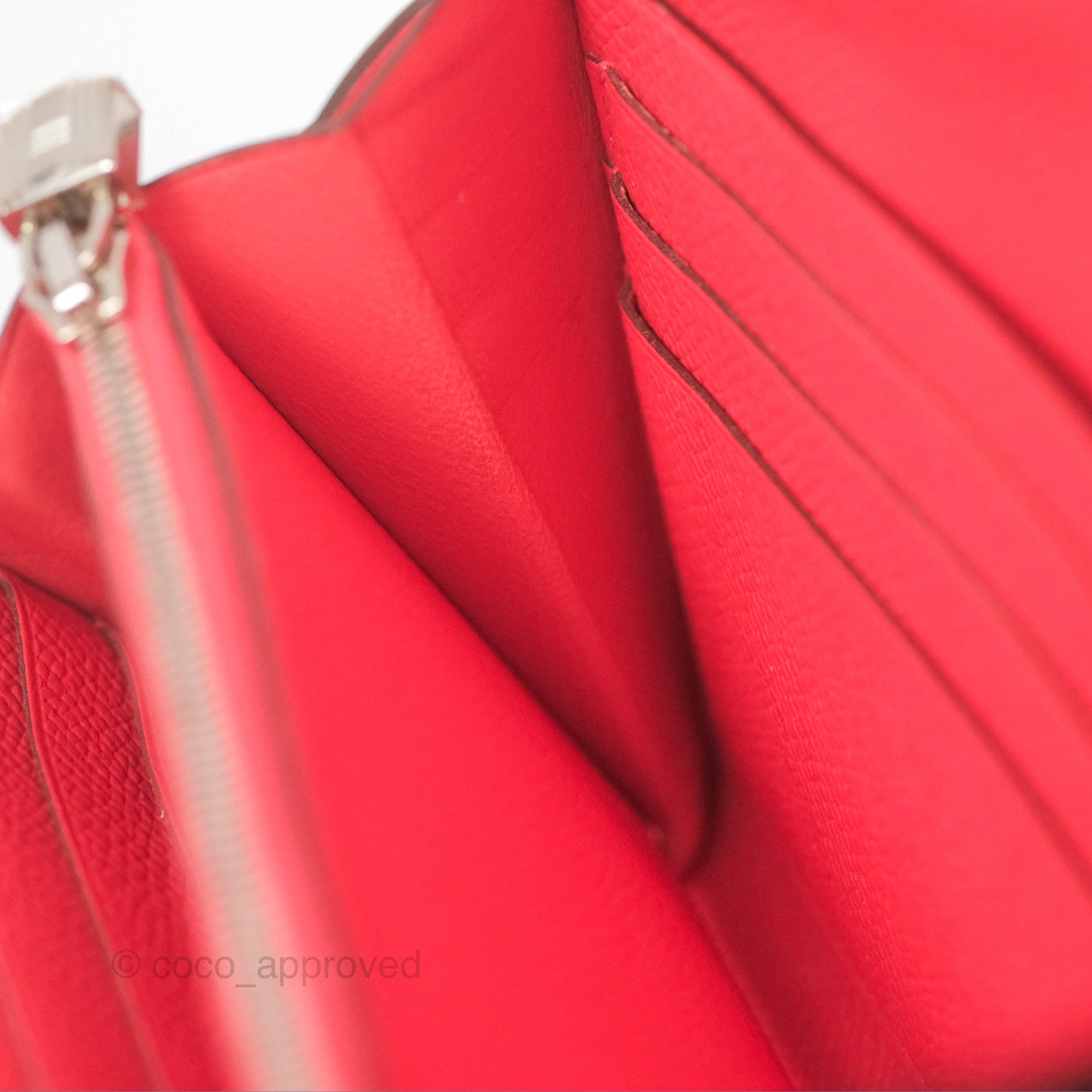 Hermès Kelly Wallet Pink Epsom Palladium Hardware