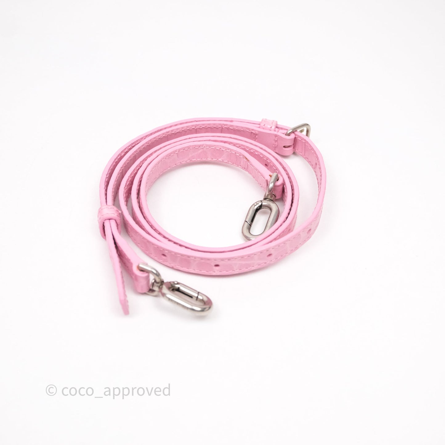 Balenciaga Small Hourglass Embossed Bag Pink