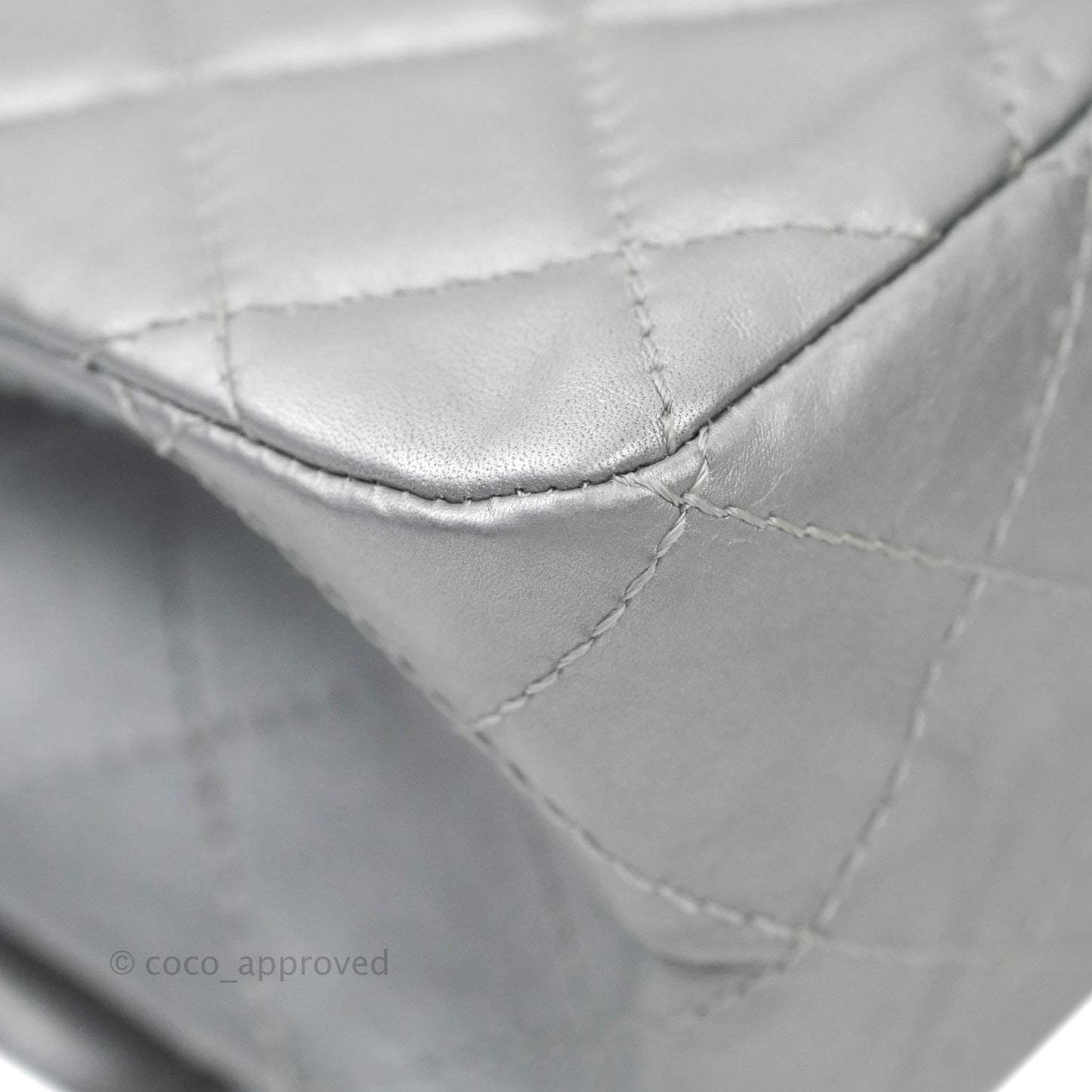 Chanel Reissue 227 Quilted Aged Calfskin Silver Ruthenium Hardware