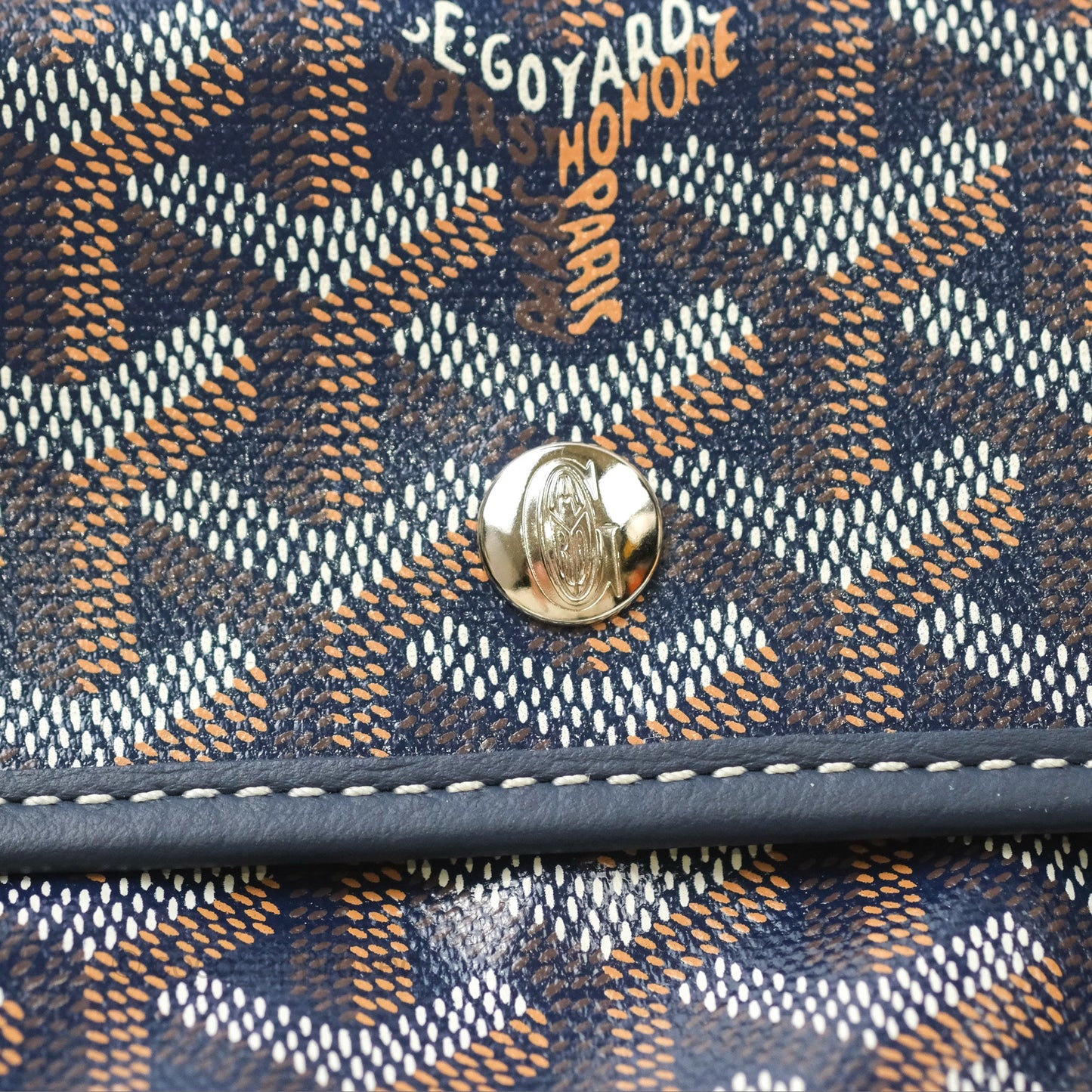 Goyard Bohème Hobo Bag Navy Goyardine Canvas