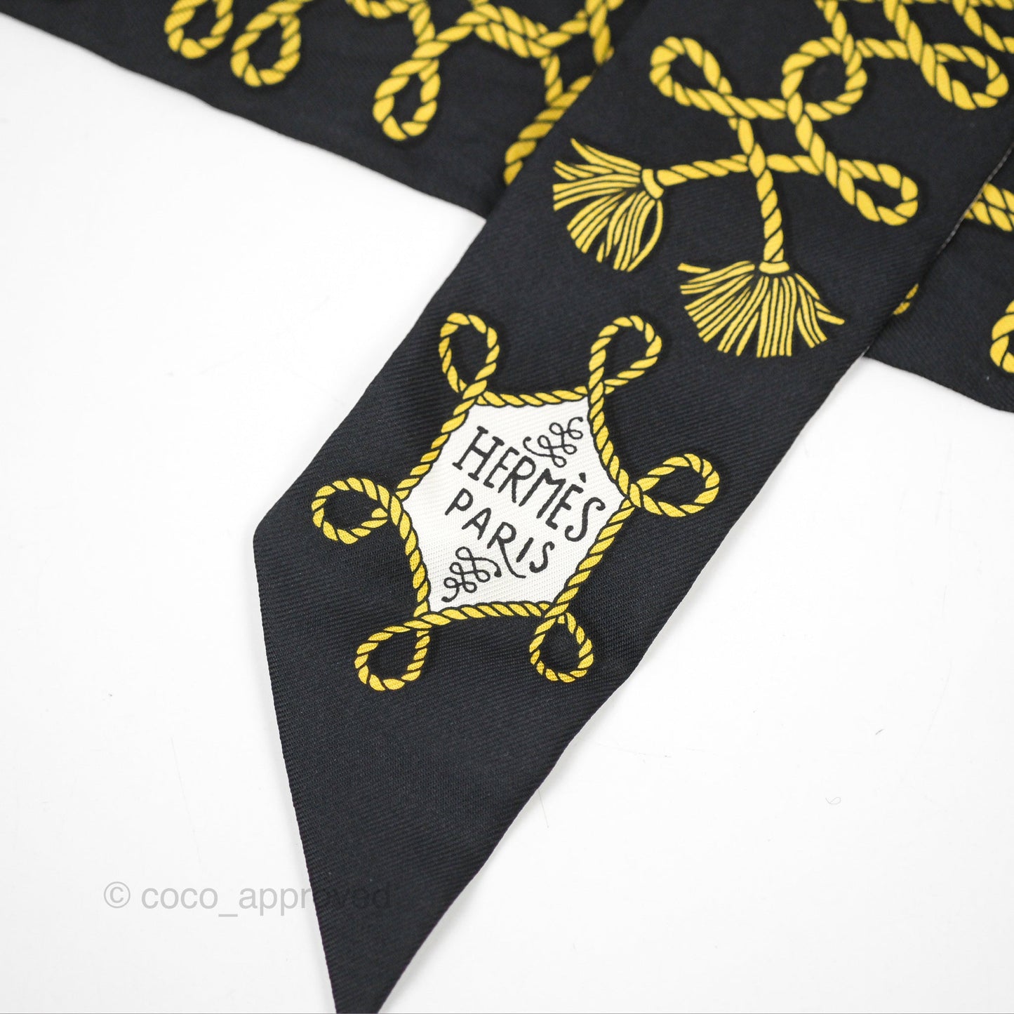 Hermès Galons et Brandebourgs Silk Twilly