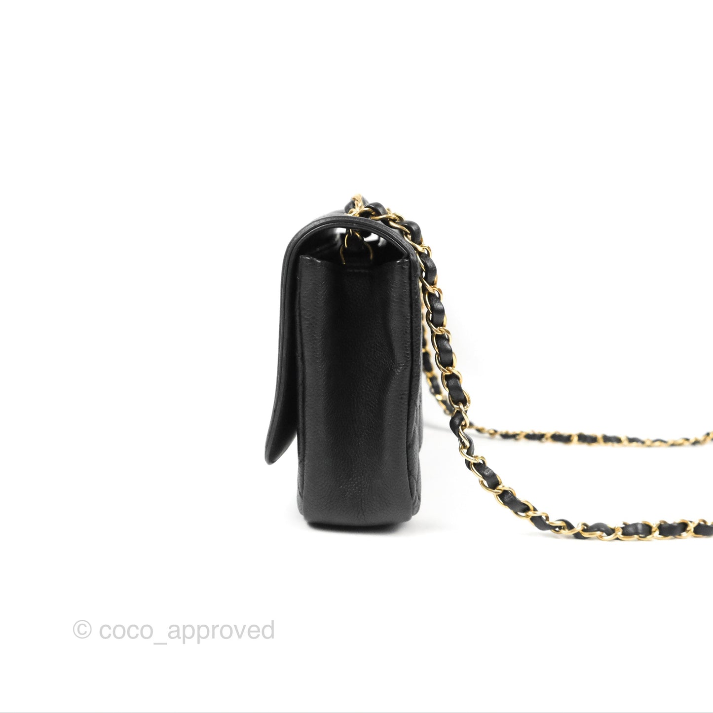 Chanel Quilted Medium CC Filigree Flap Black Caviar