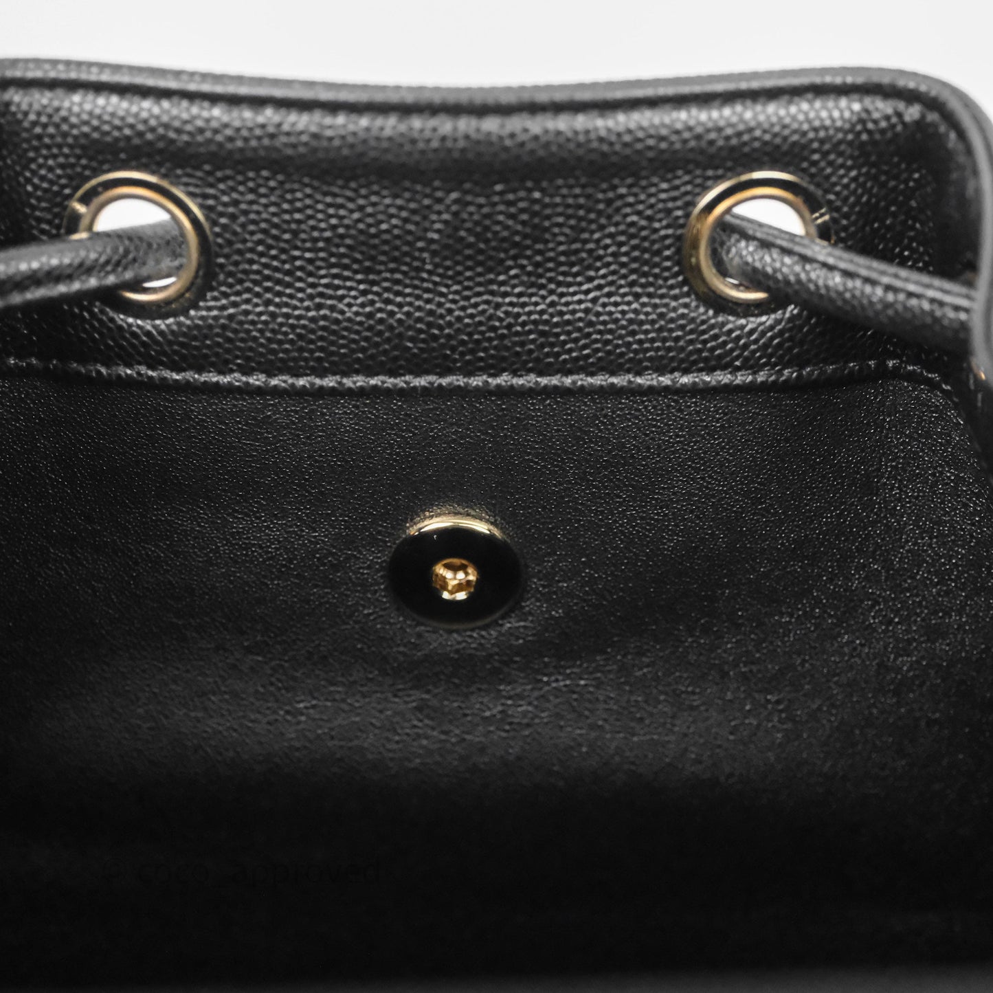 Chanel Quilted Business Affinity Backpack Black Caviar Gold Hardware