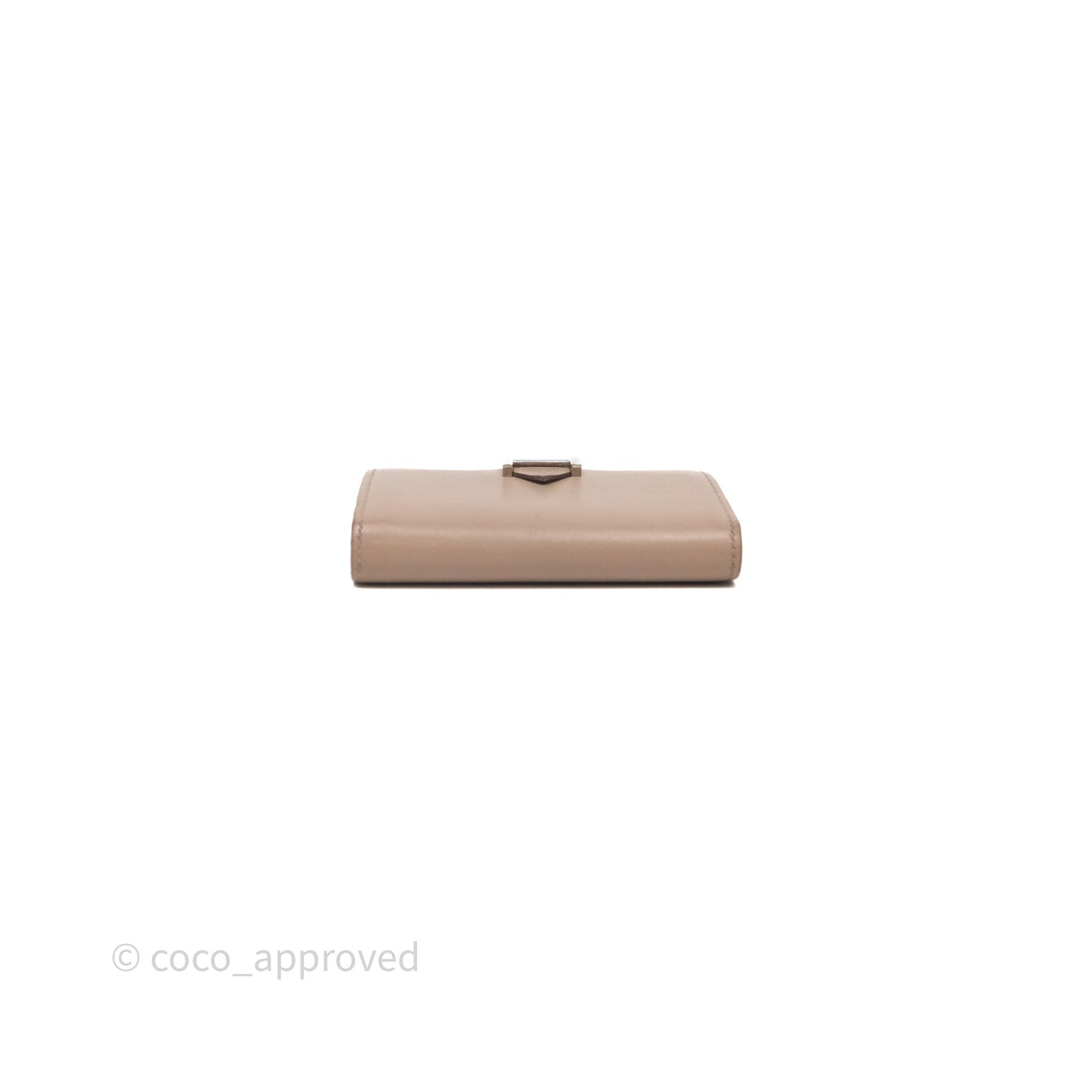 Hermès Bearn Card Holder Taupe 16 Swift Palladium Hardware