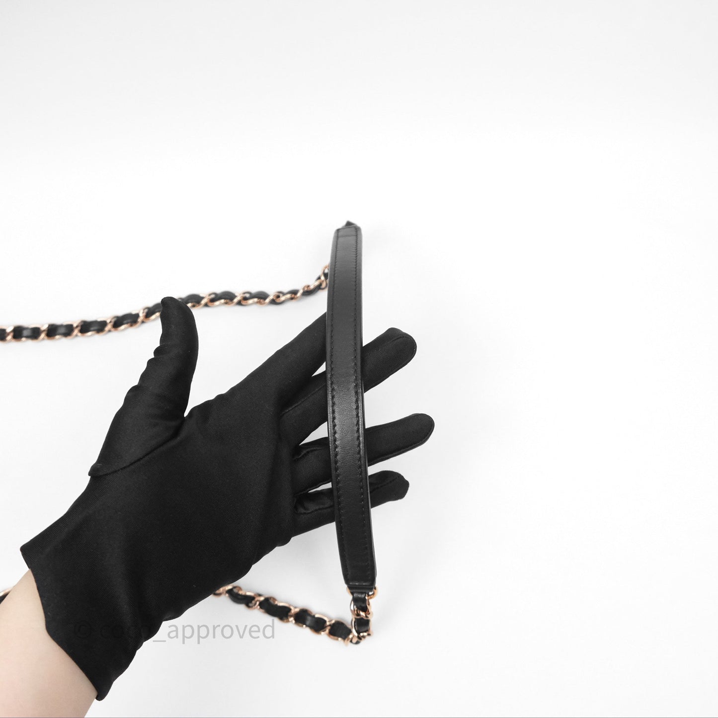 Chanel Trendy CC Small Black Lambskin Rose Gold Hardware