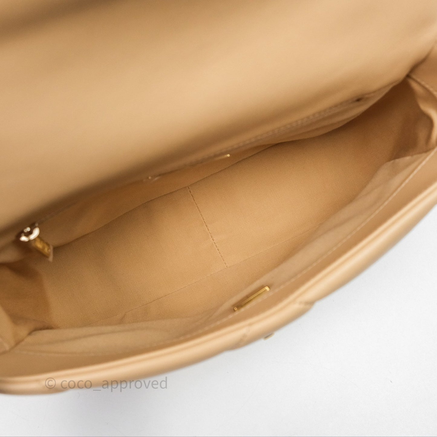 Chanel 19 Small Beige Mixed Hardware
