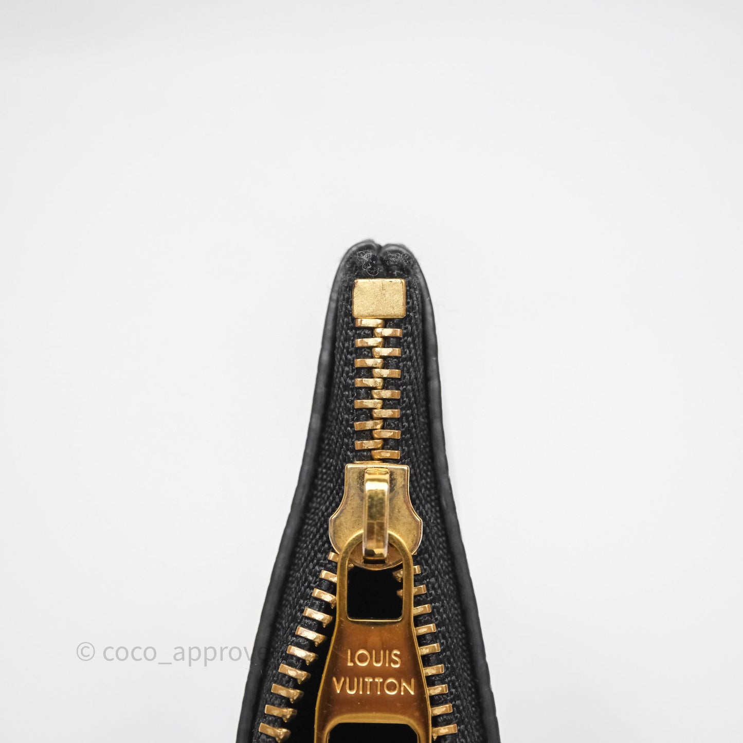 Louis Vuitton Key Pouch Black Monogram Canvas