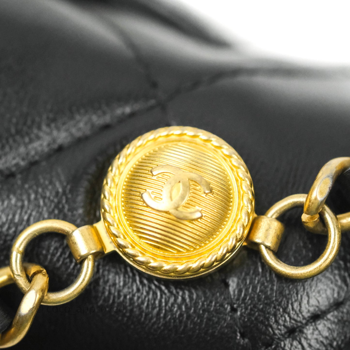 Chanel Clutch With Chain (O-purse-vanity With Chain) Black