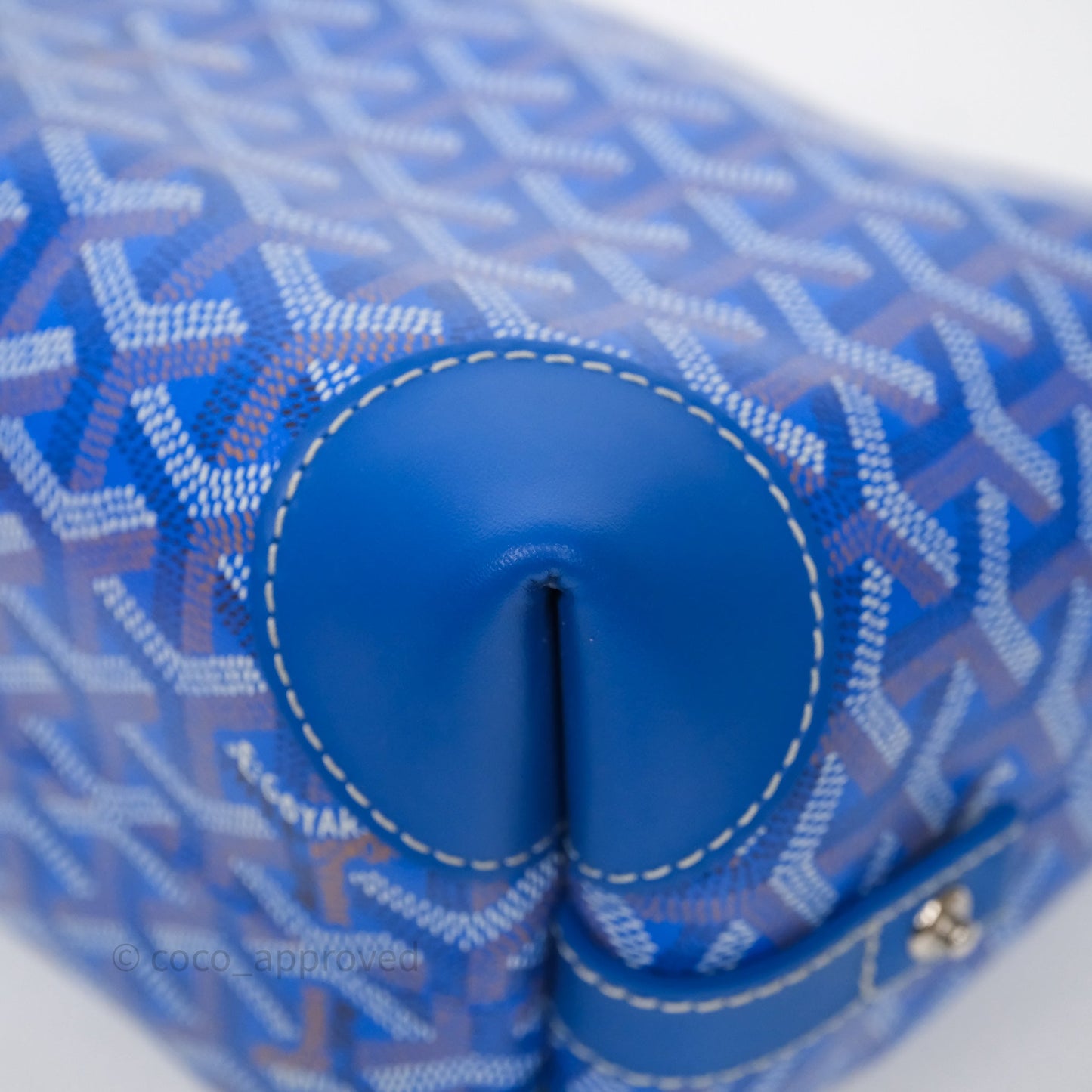 Goyard Bowling 25 Toiletry Bag Sky Blue