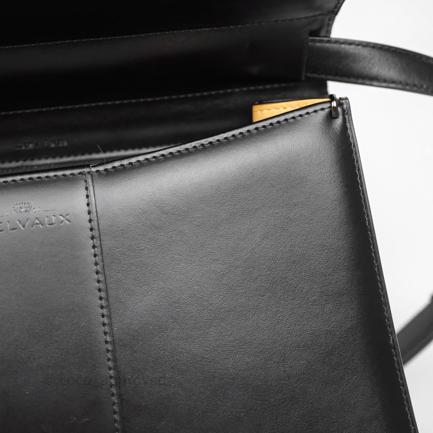 Delvaux Brillant MM Calfskin Black