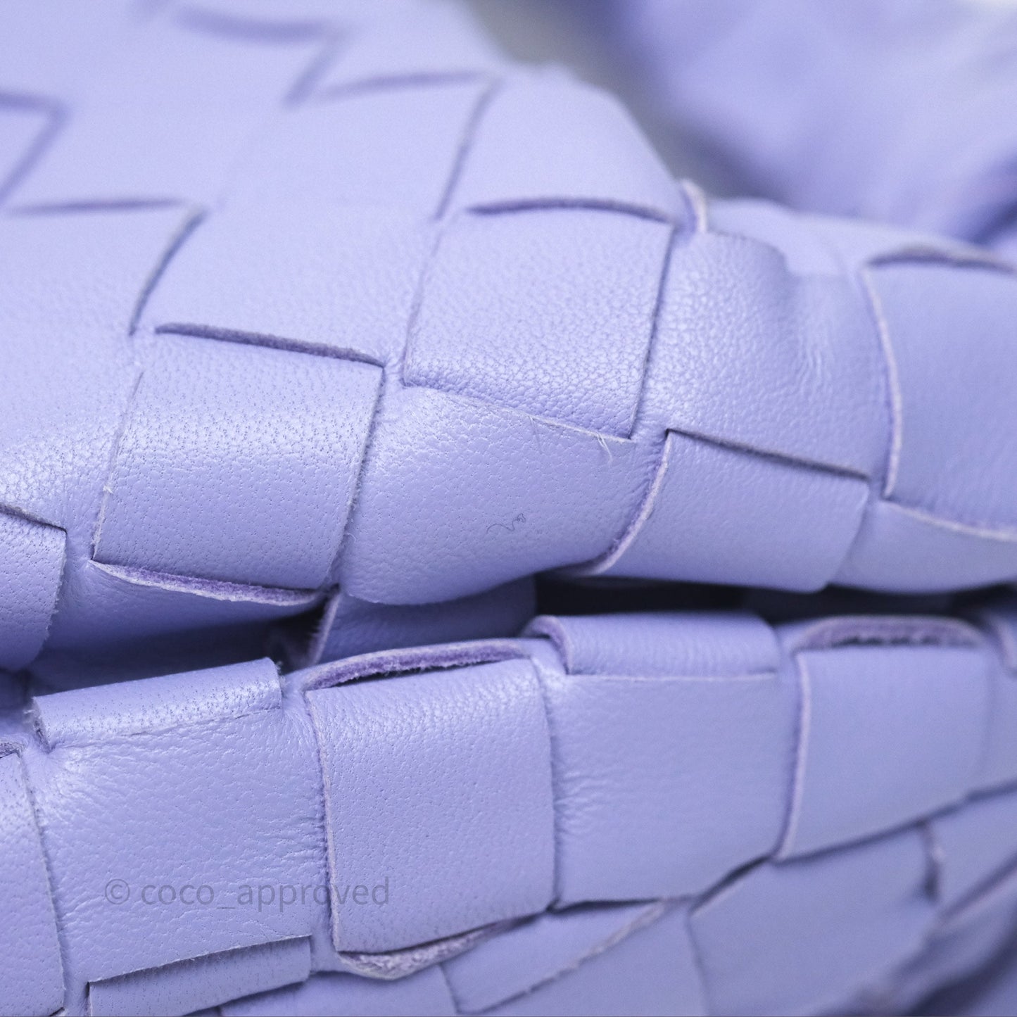 Bottega Veneta Mini Jodie Bag Purple Intrecciato Lambskin