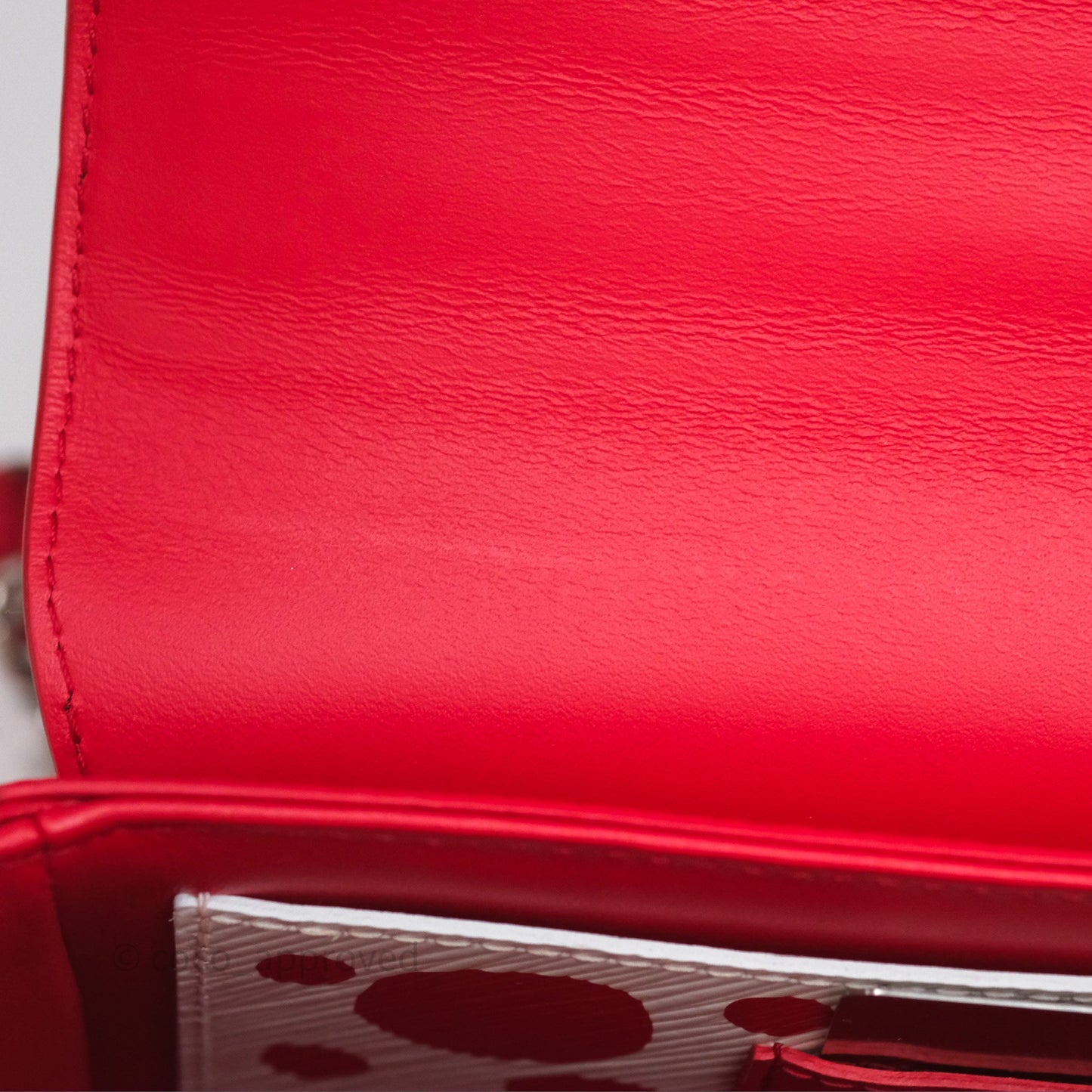 Louis Vuitton x Yayoi Kusama Twist MM Red/ White Epi Silver Hardware