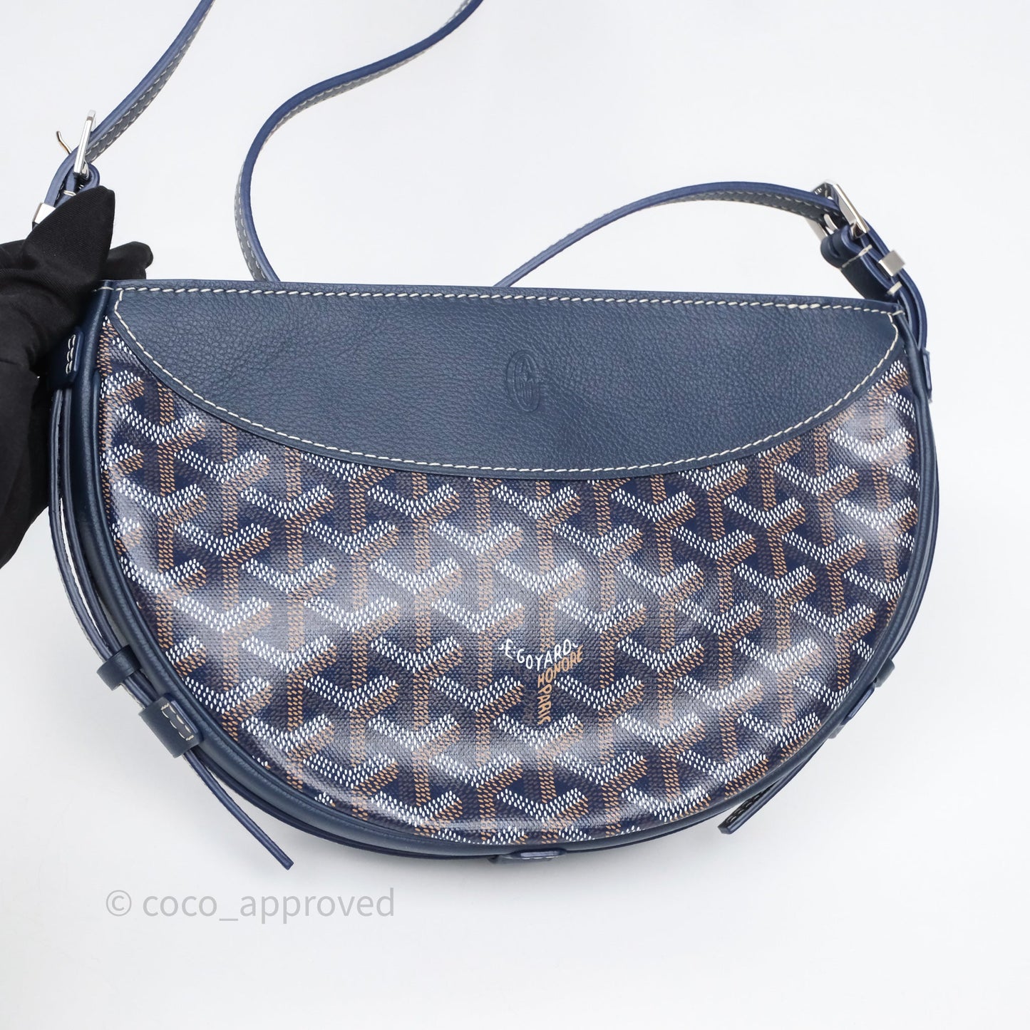 Goyard Hirondelle Bag Navy Blue