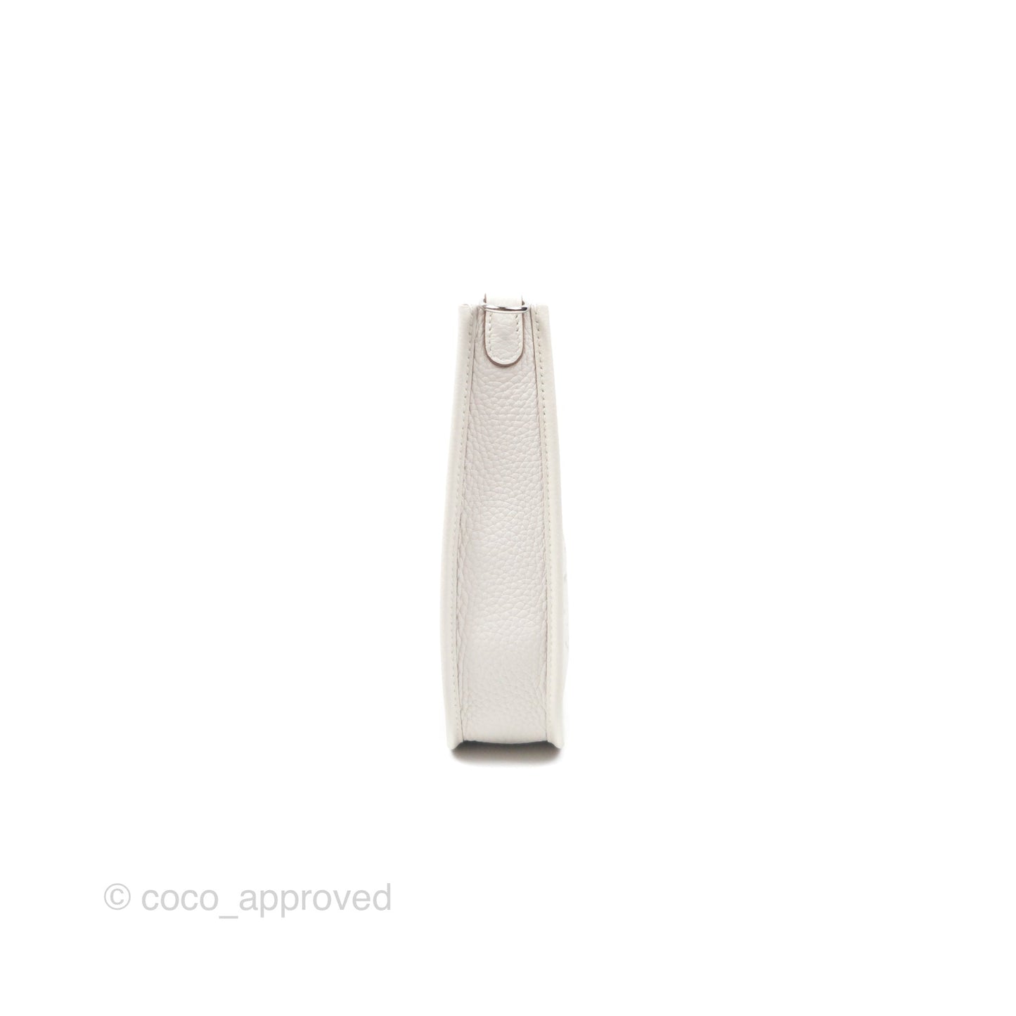 Hermès Mini Evelyne 16 Gris Pale M4 Clemence Palladium Hardware