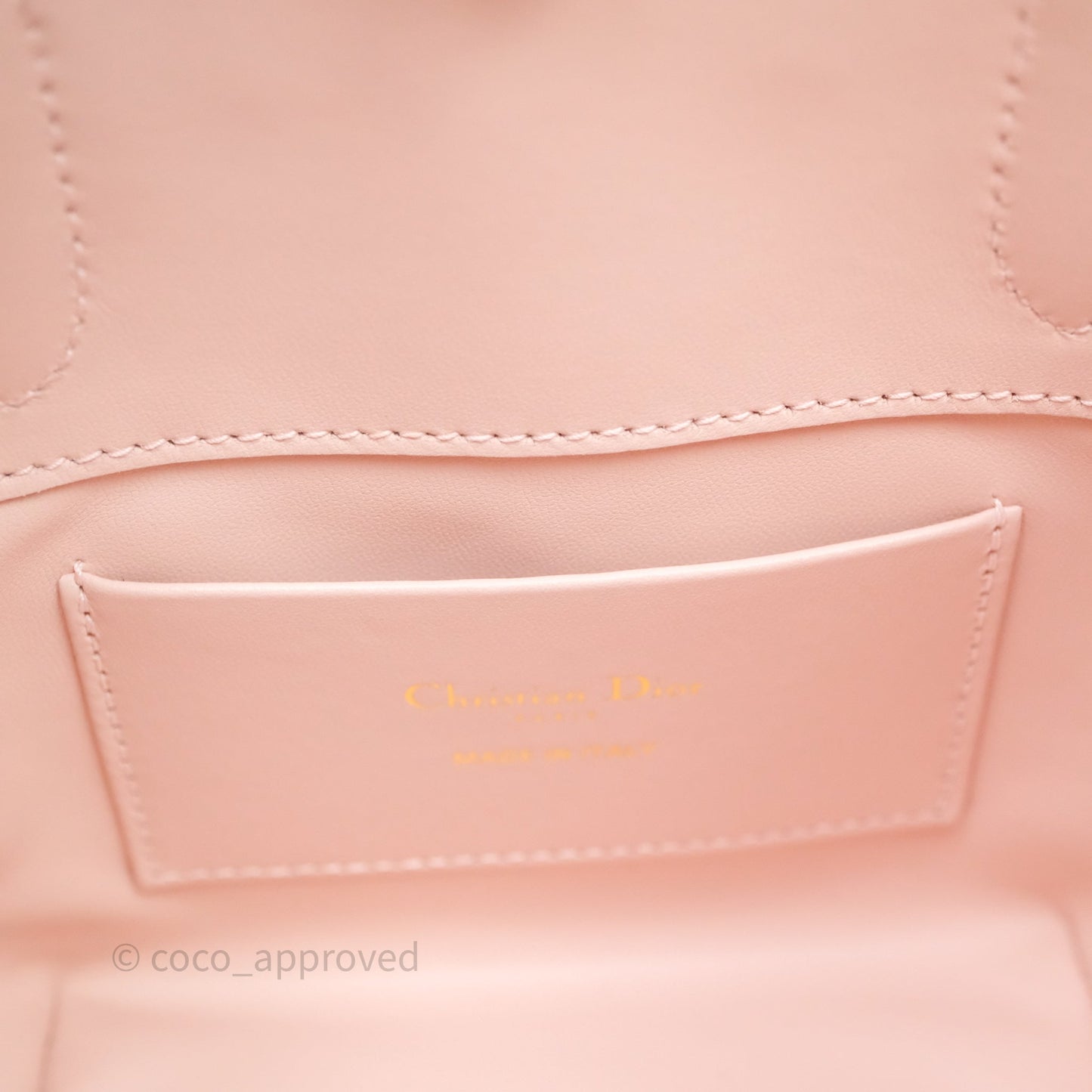 Christian Dior Toujours Vertical Nano Tote Bag Pink