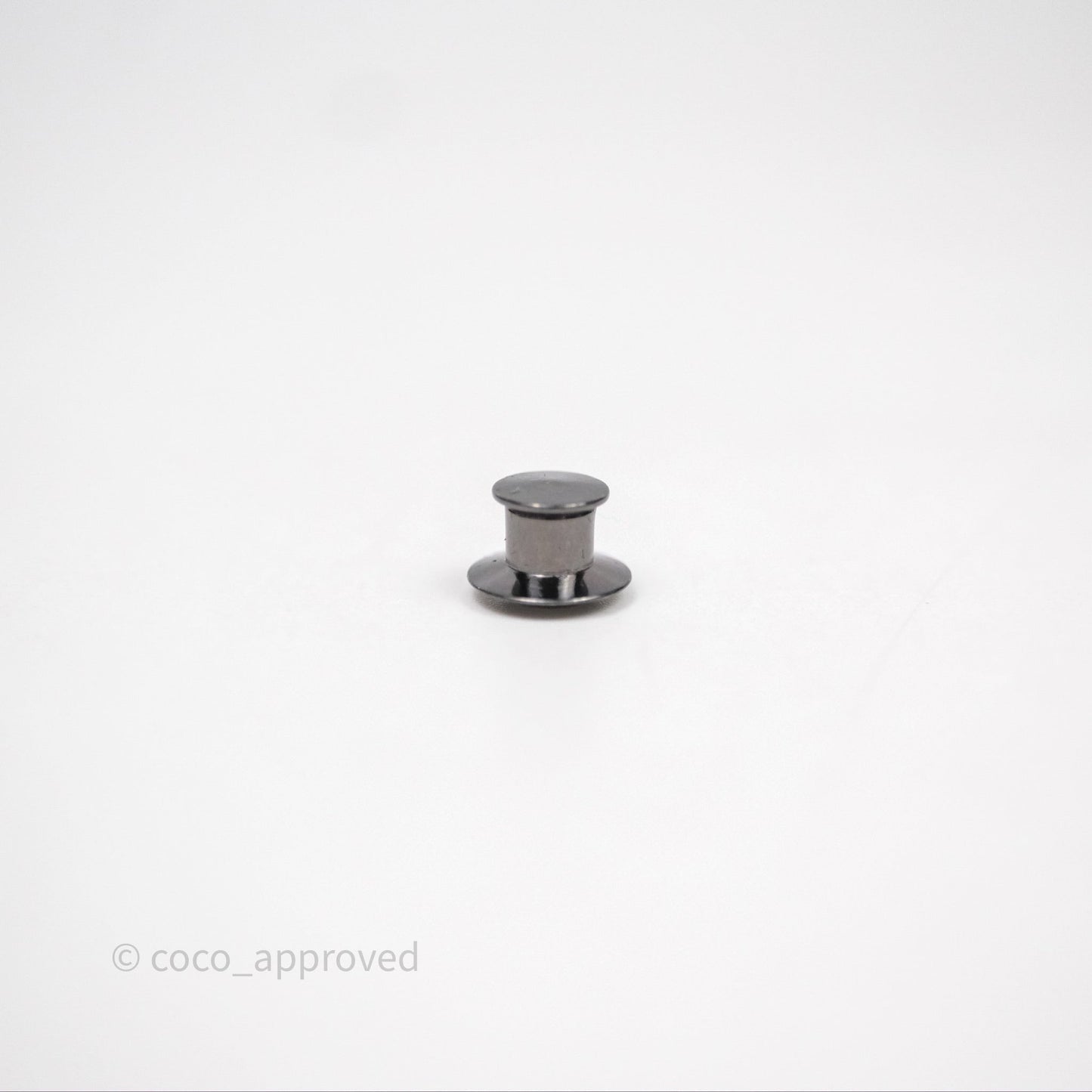 Dior D-lite Pin Brooch Light Grey Silver Tone
