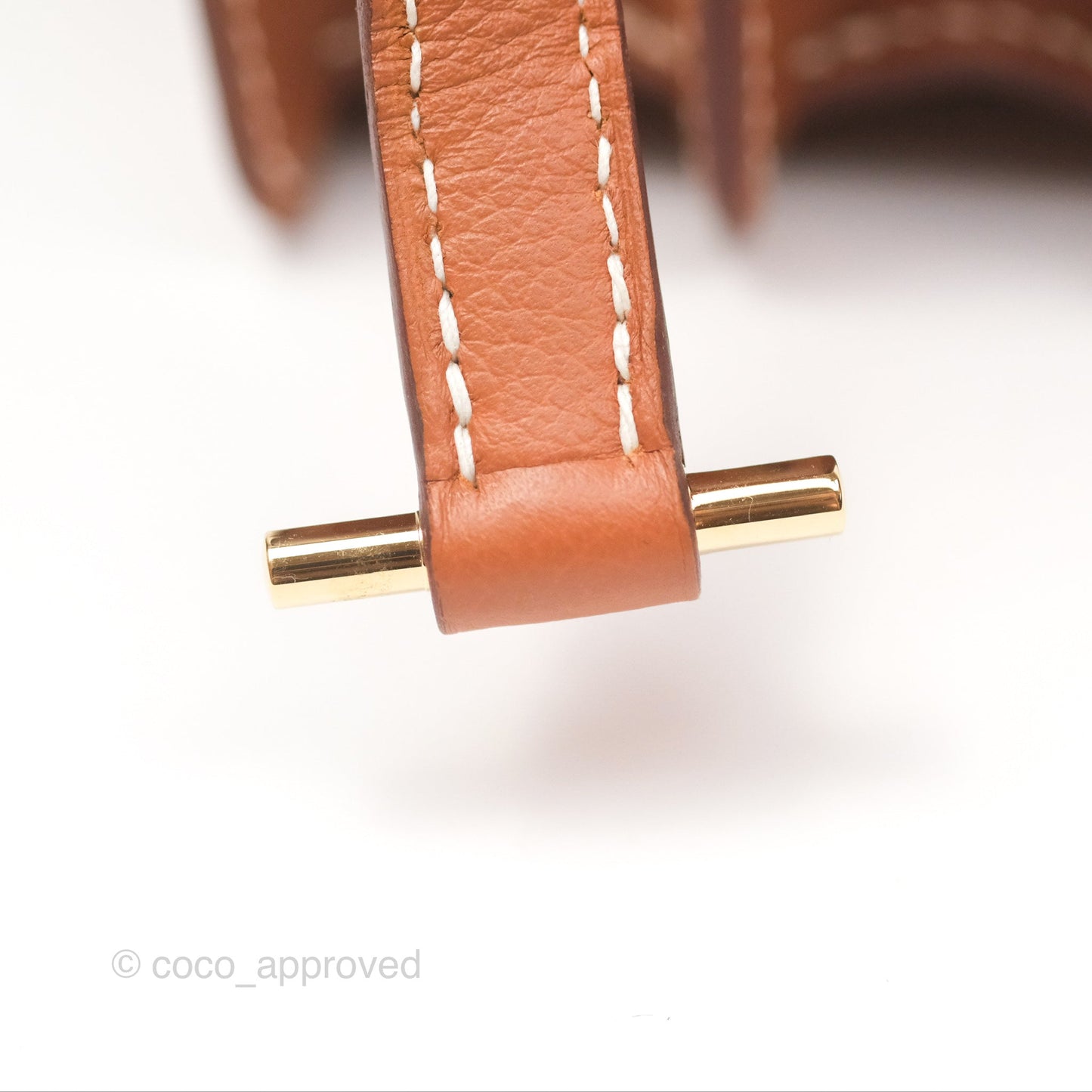 Hermès Roulis 23 Gold Evercolor Gold Hardware