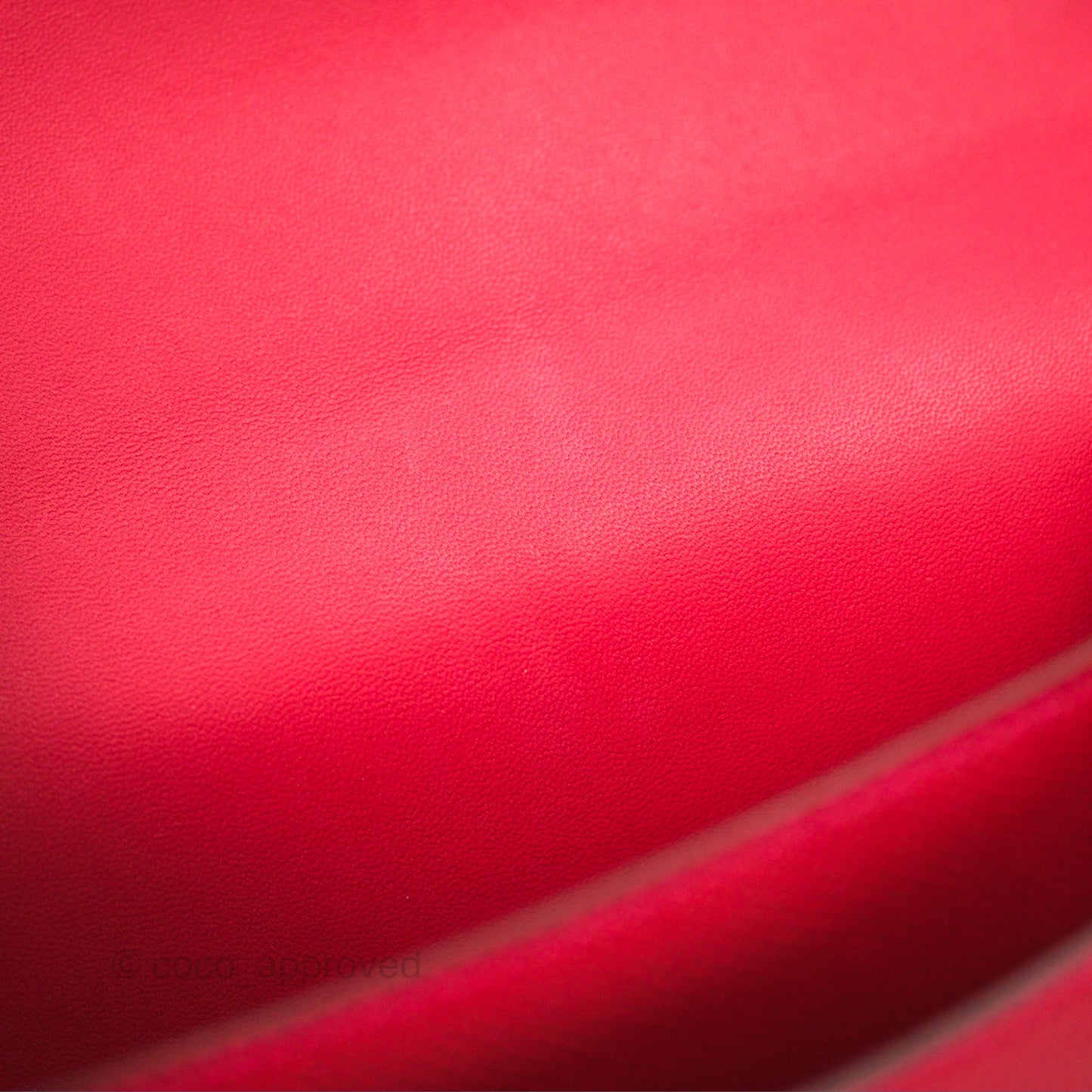 Hermès Constance Mini 18cm Red Epsom Gold Hardware