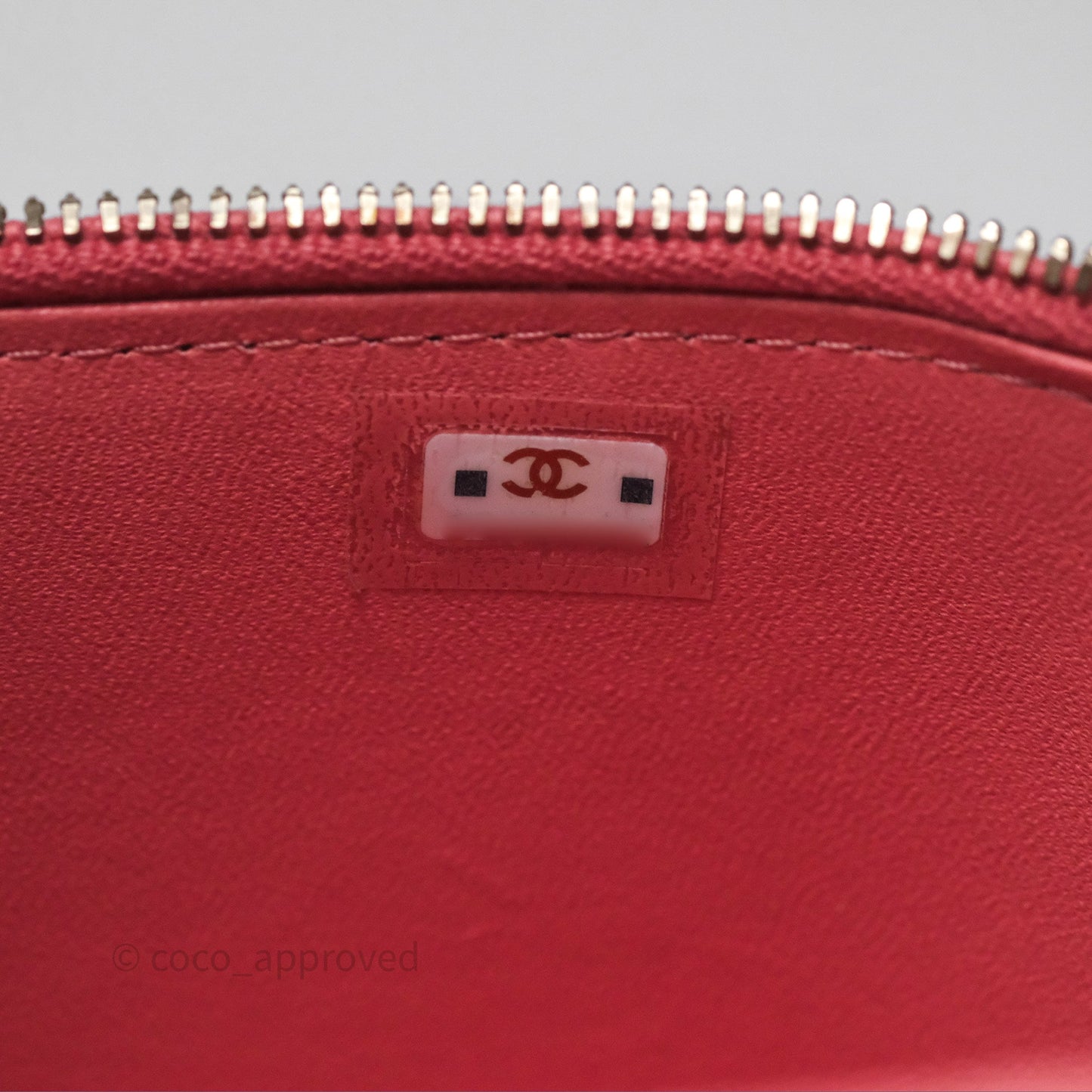 Chanel Vanity Rectangular Top Handle Pink Lambskin Gold Hardware