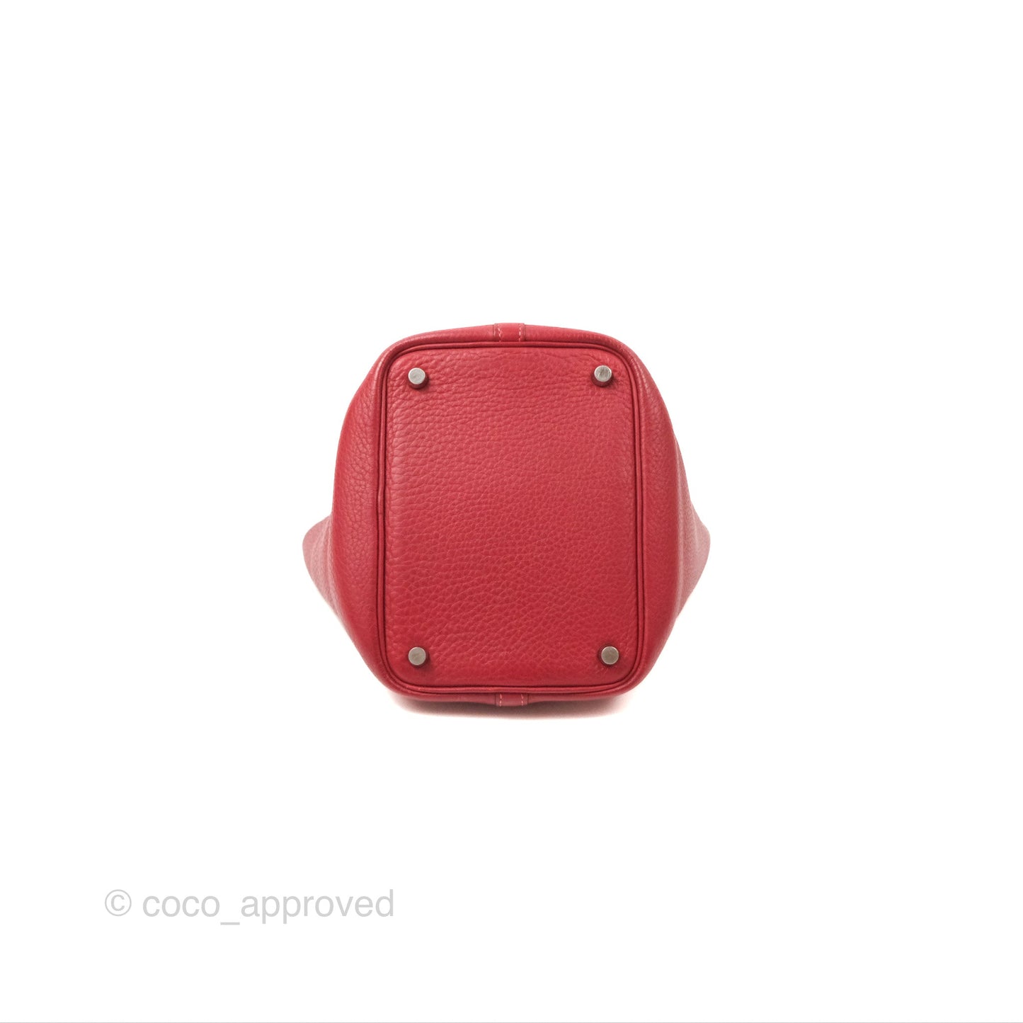Hermès Picotin 18 Rouge Clemence Palladium Hardware