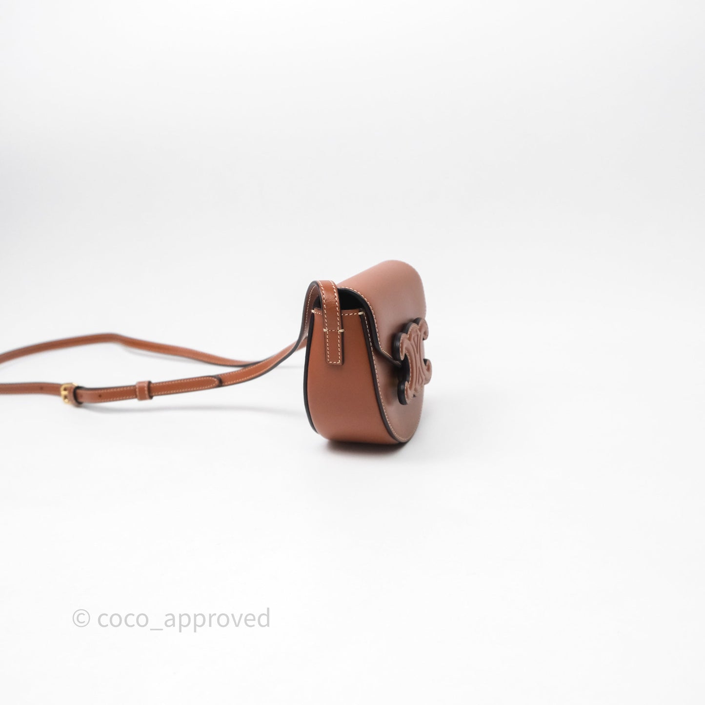 Celine Mini Besace Cuir Triomphe Tan Smooth Calfskin