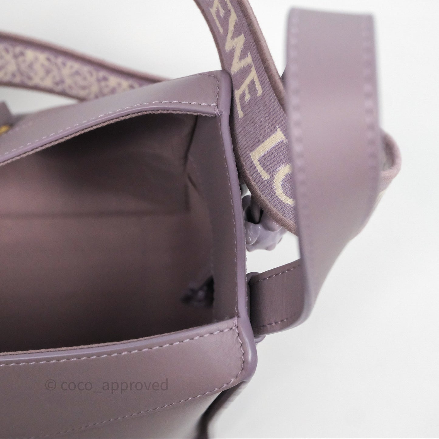 Loewe Small Hammock Shoulder Bag Calfskin Purple