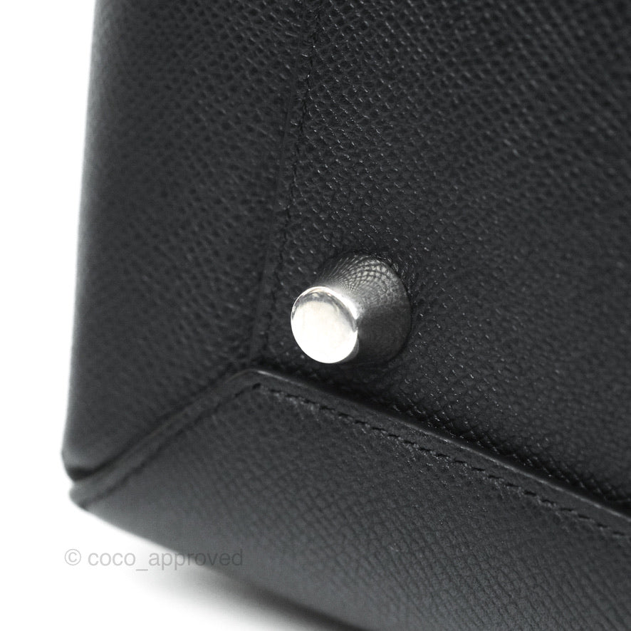 Celine Mini Belt Bag Dark Navy Grained Calfskin Silver Hardware