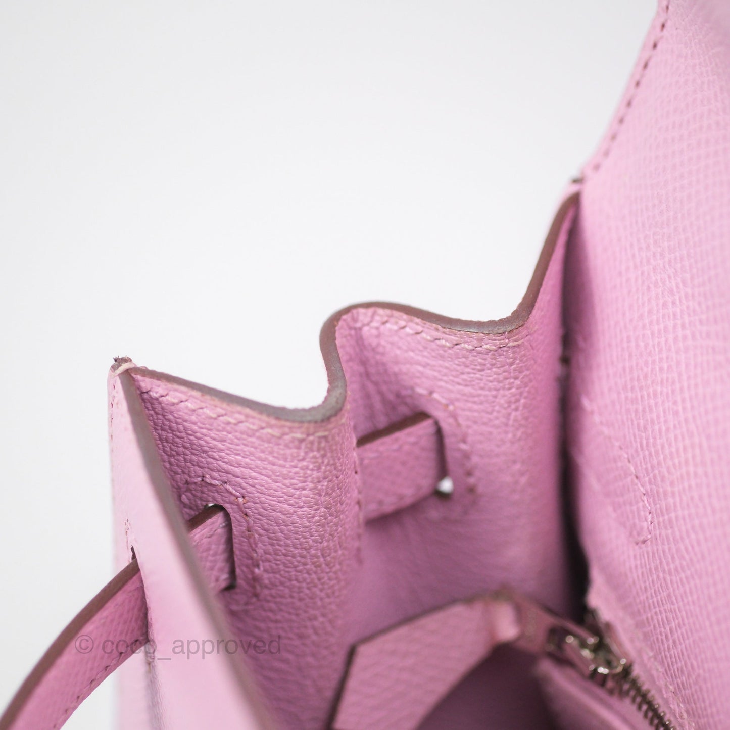 Hermès Sellier Kelly 25 Mauve Sylvestre X9 Epsom Palladium Hardware