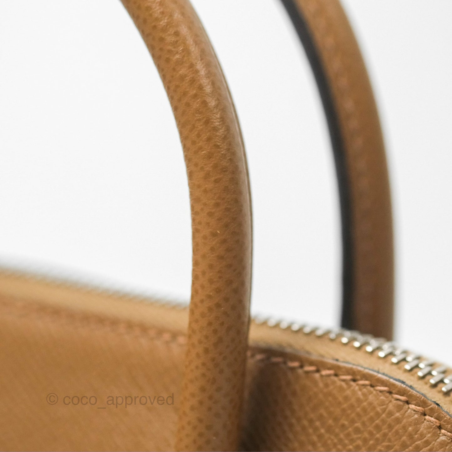 Hermès Bolide 1923 25 Alezan Epsom Palladium Hardware
