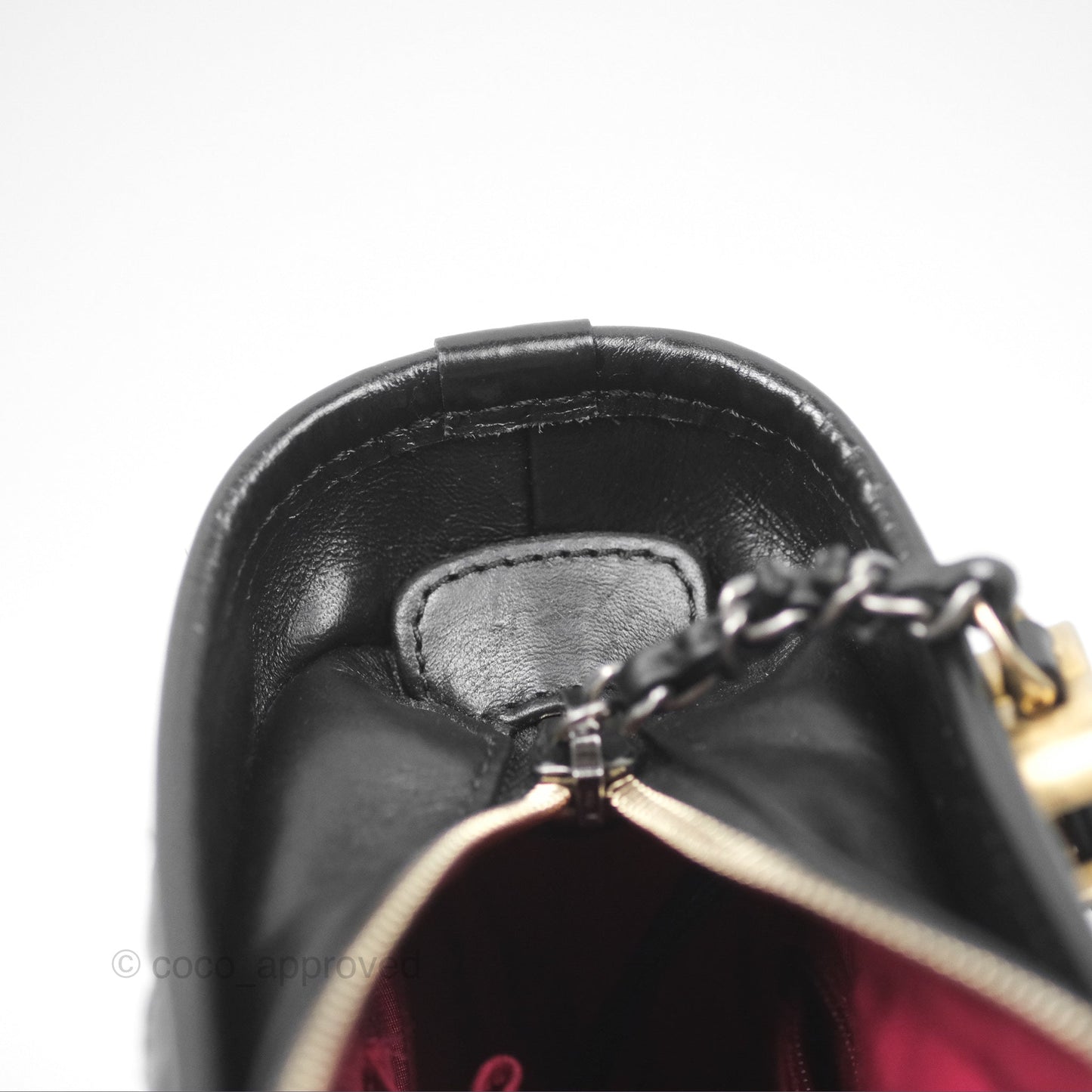 Chanel Small Gabrielle Hobo Quilted Black Aged Calfskin