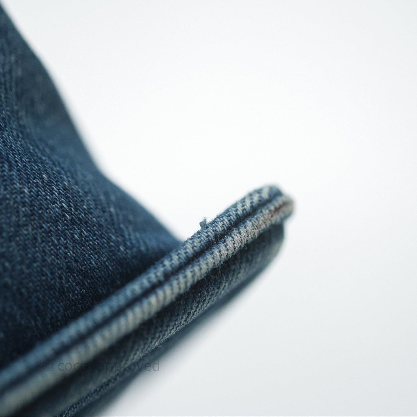 Chanel Small Boy Blue Denim Tweed Ruthenium Hardware