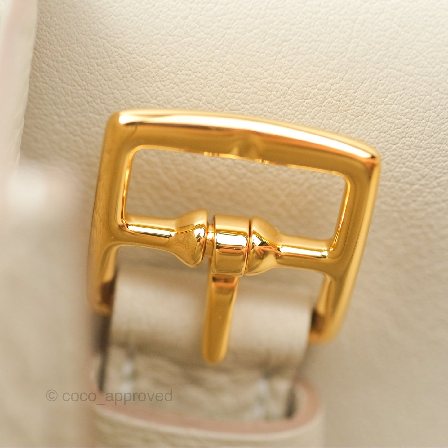 Hermès Halzan 31 Beton Clemence Gold Hardware