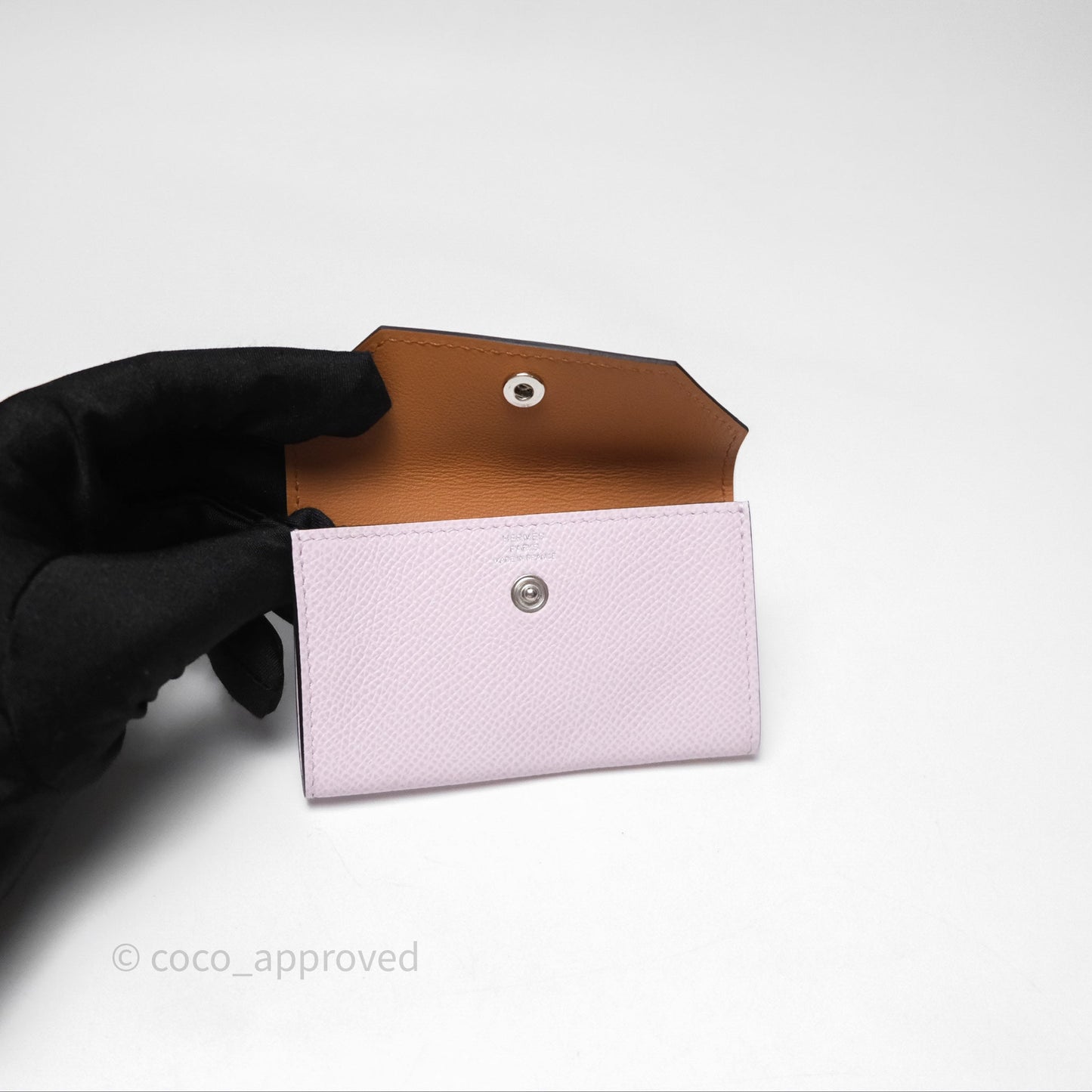 Hermès Epsom Kelly Pocket 18 Belt Mauve Pale 09 Palladium Hardware