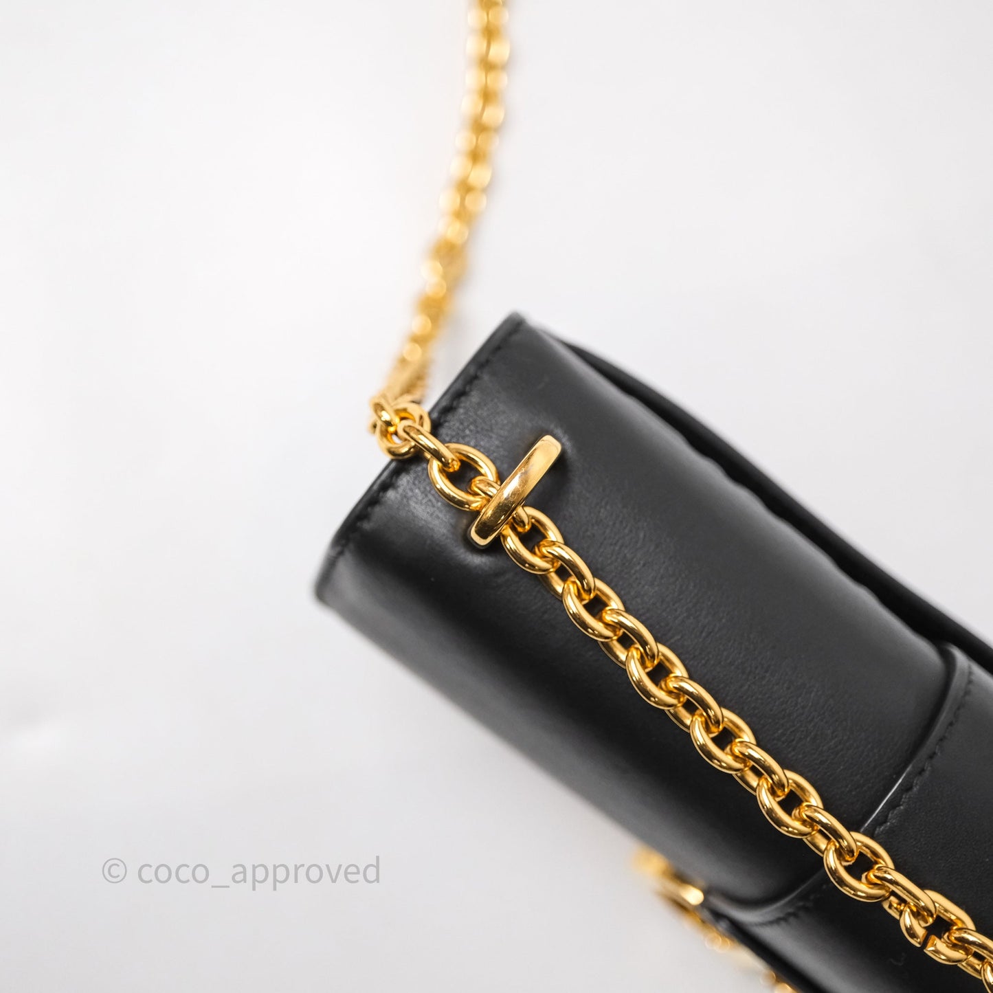 Christian Dior 30 Montaigne East-West Chain Bag Black
