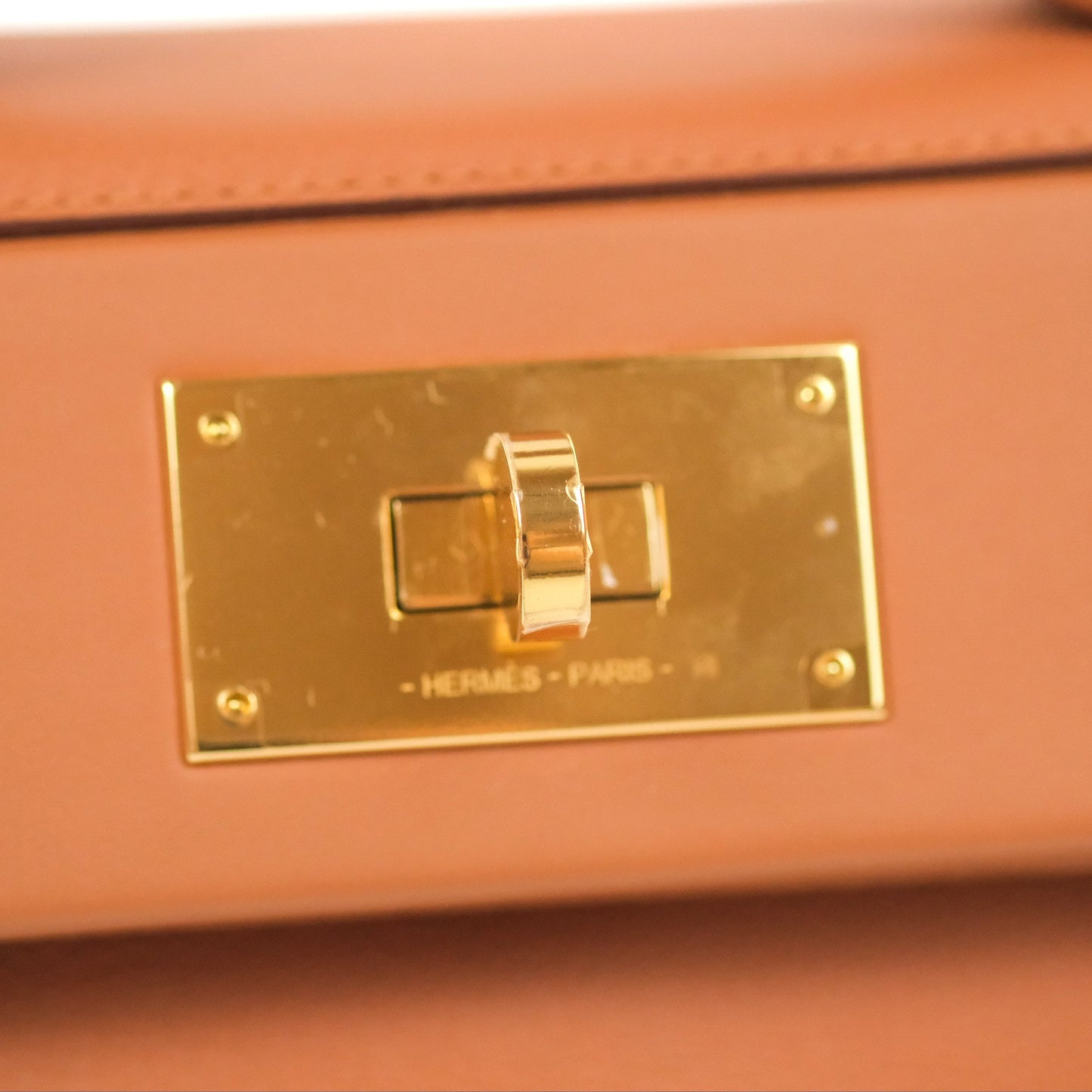 Hermès 24/24 21 Mini Gold Evercolor/Swift Gold Hardware