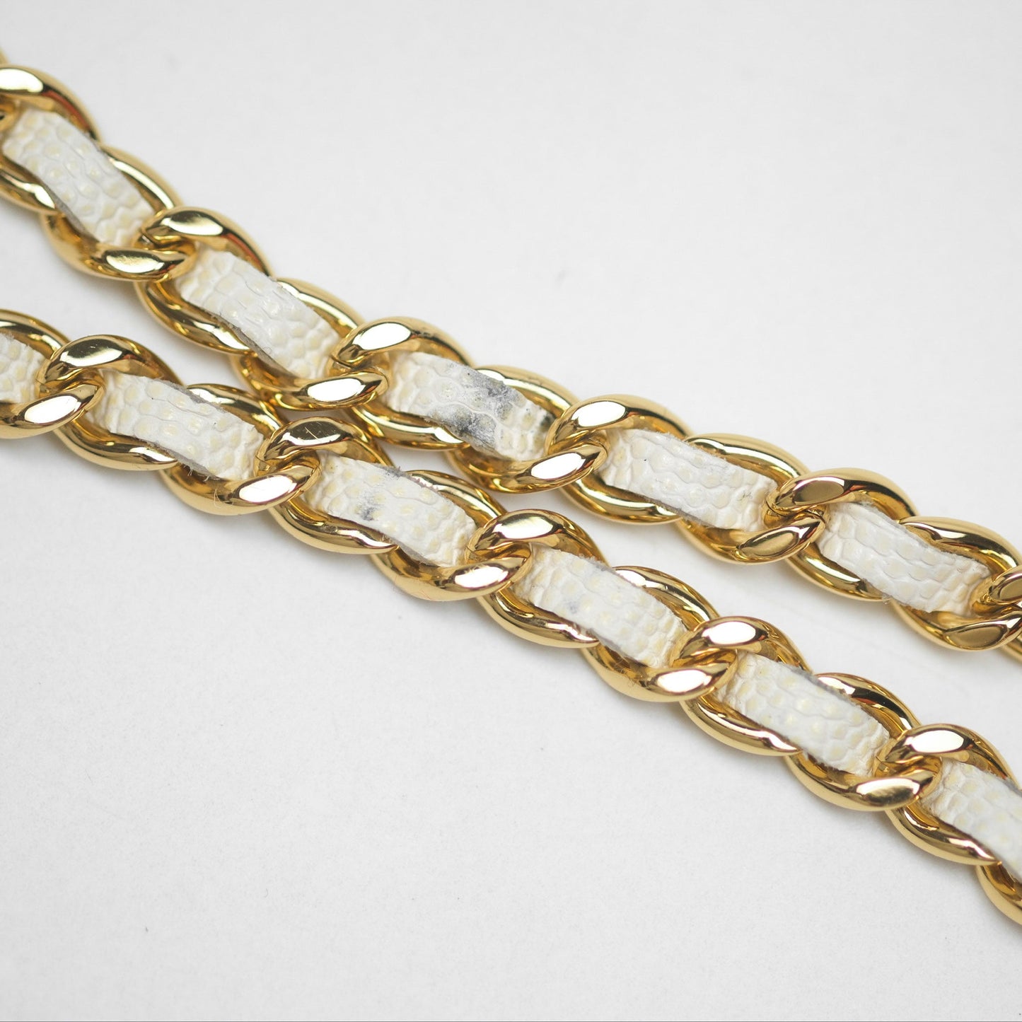 Chanel Mini WOC Bag Charm White Caviar Gold Hardware