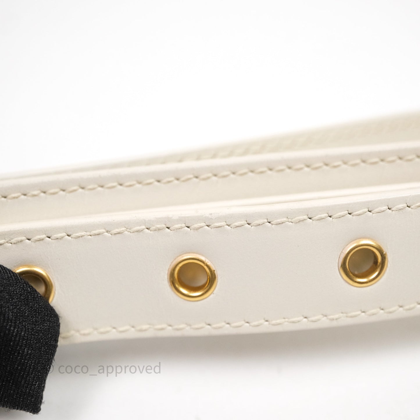 Dior Medium Bobby Bag Off White Calfskin Gold Hardware