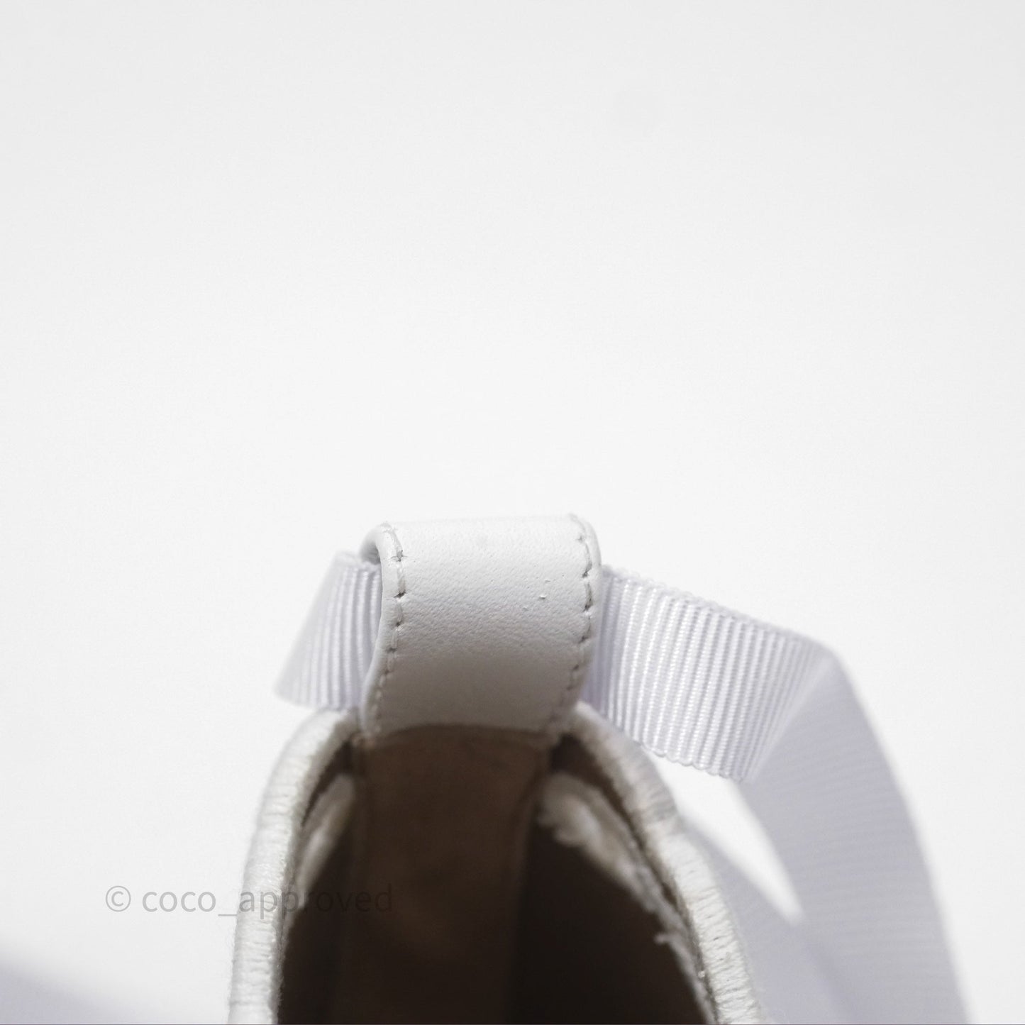Hermès Guapa Espadrille Blanc Calfskin Size 37