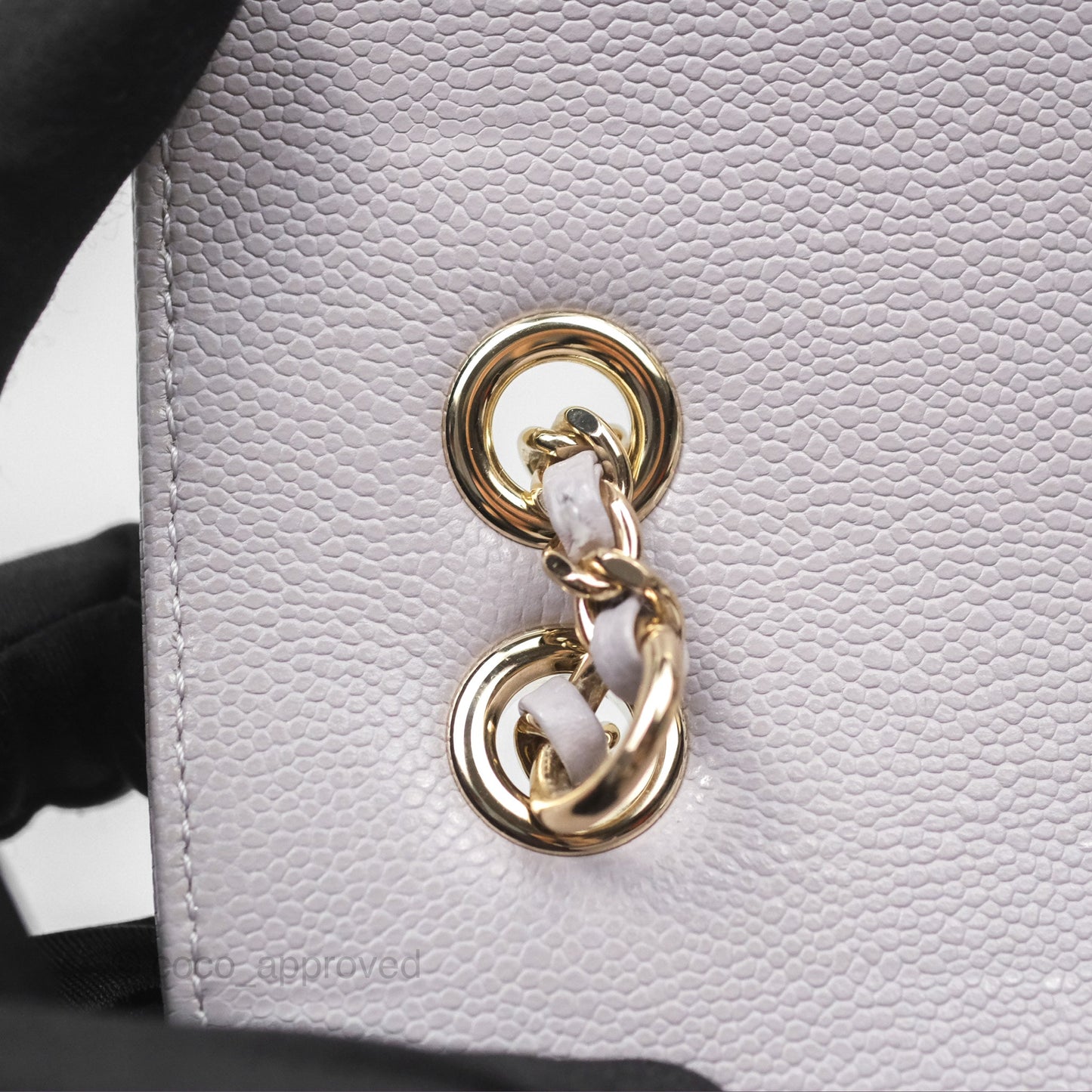 Chanel Mini Business Affinity Backpack Grey Caviar Gold Hardware 22B