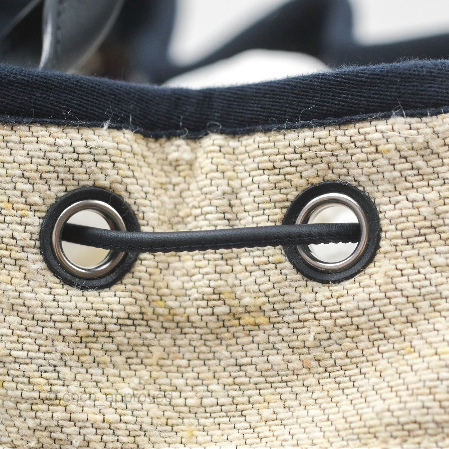 Chanel Canvas Deauville Backpack Beige