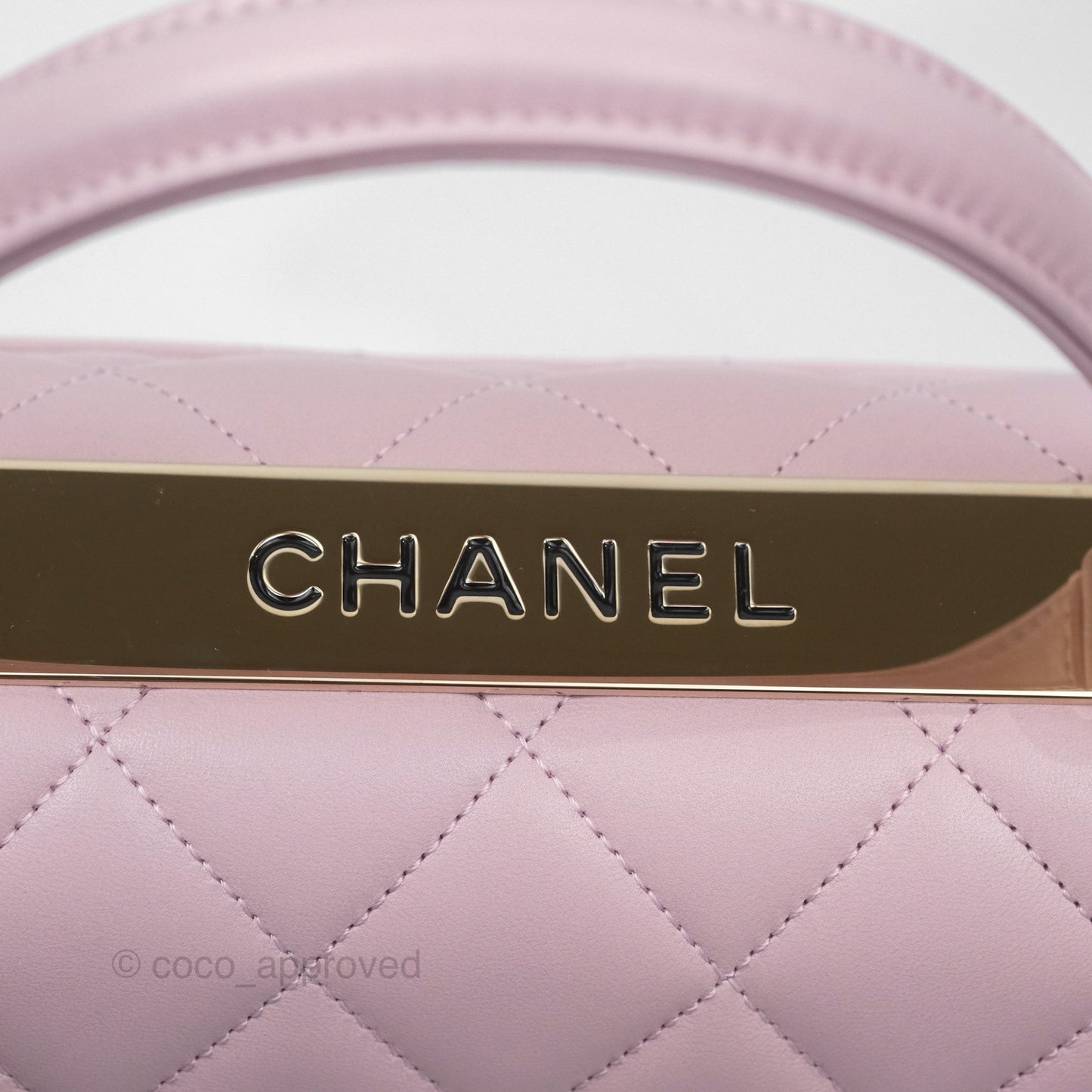 Chanel Small Trendy CC Mauve Pink Lambskin Gold Hardware