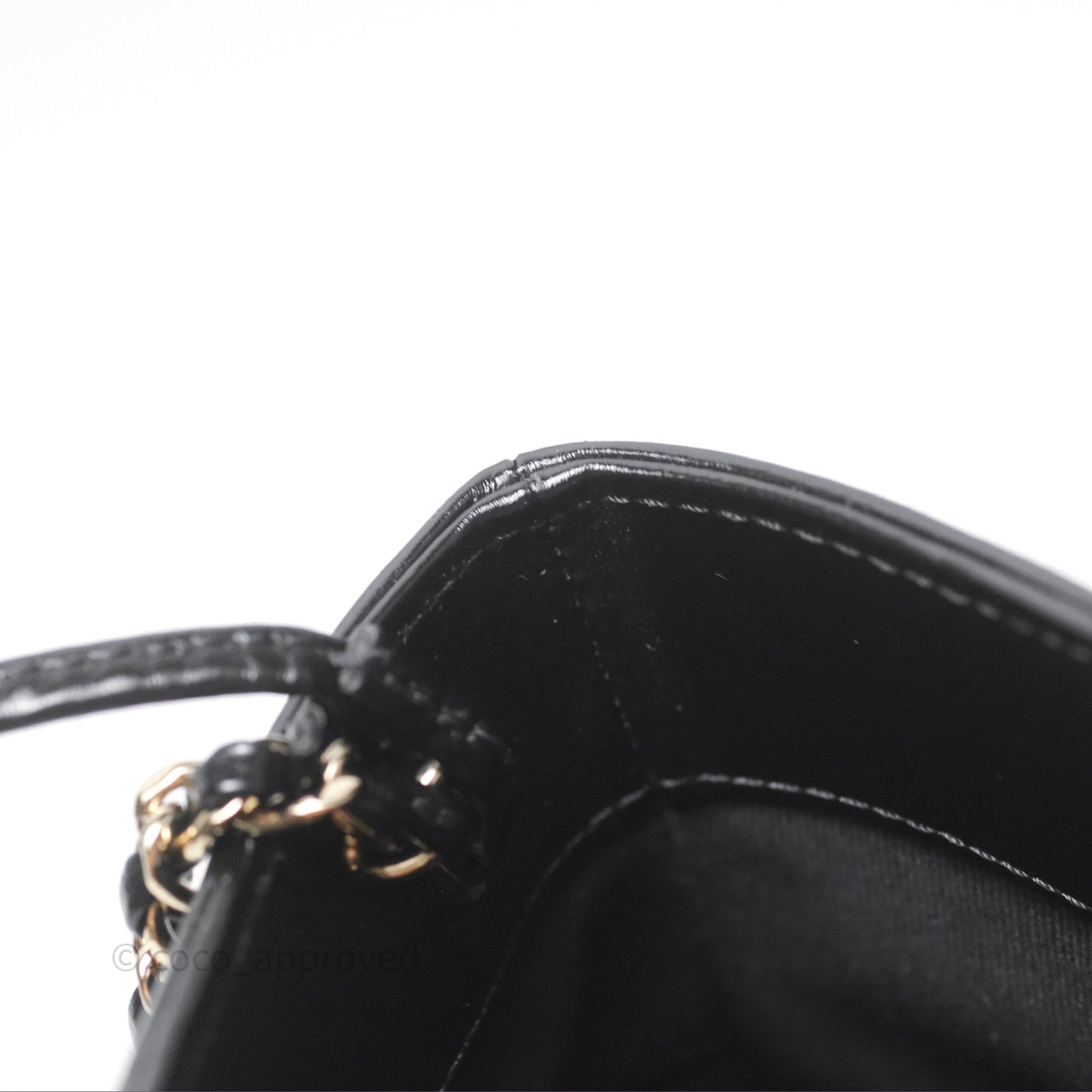 Chanel 31 Mini Black Shiny Lambskin Gold Hardware