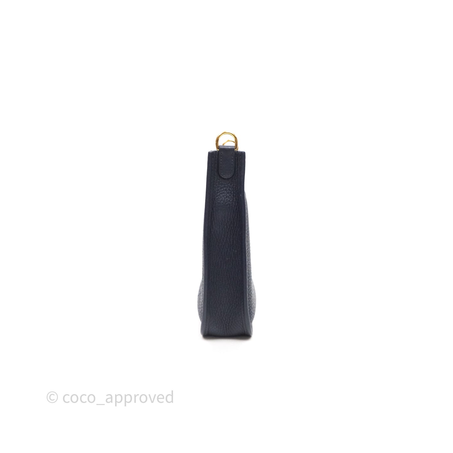 Hermès Mini Evelyne 16 Bleu Nuit 2Z Clemence Gold Hardware