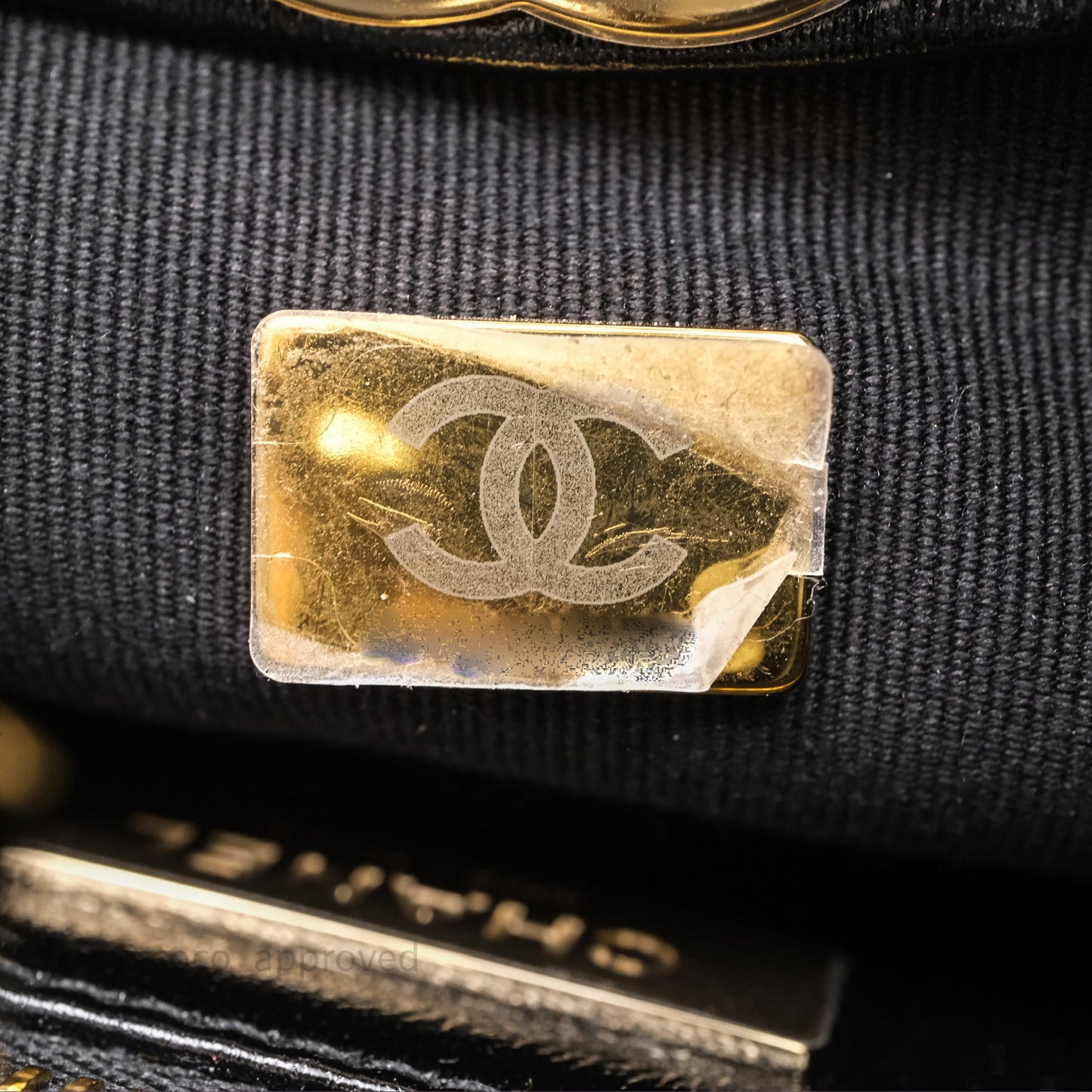 Chanel 31 Small Shopping Bag Shiny Lambskin Black Gold Hardware