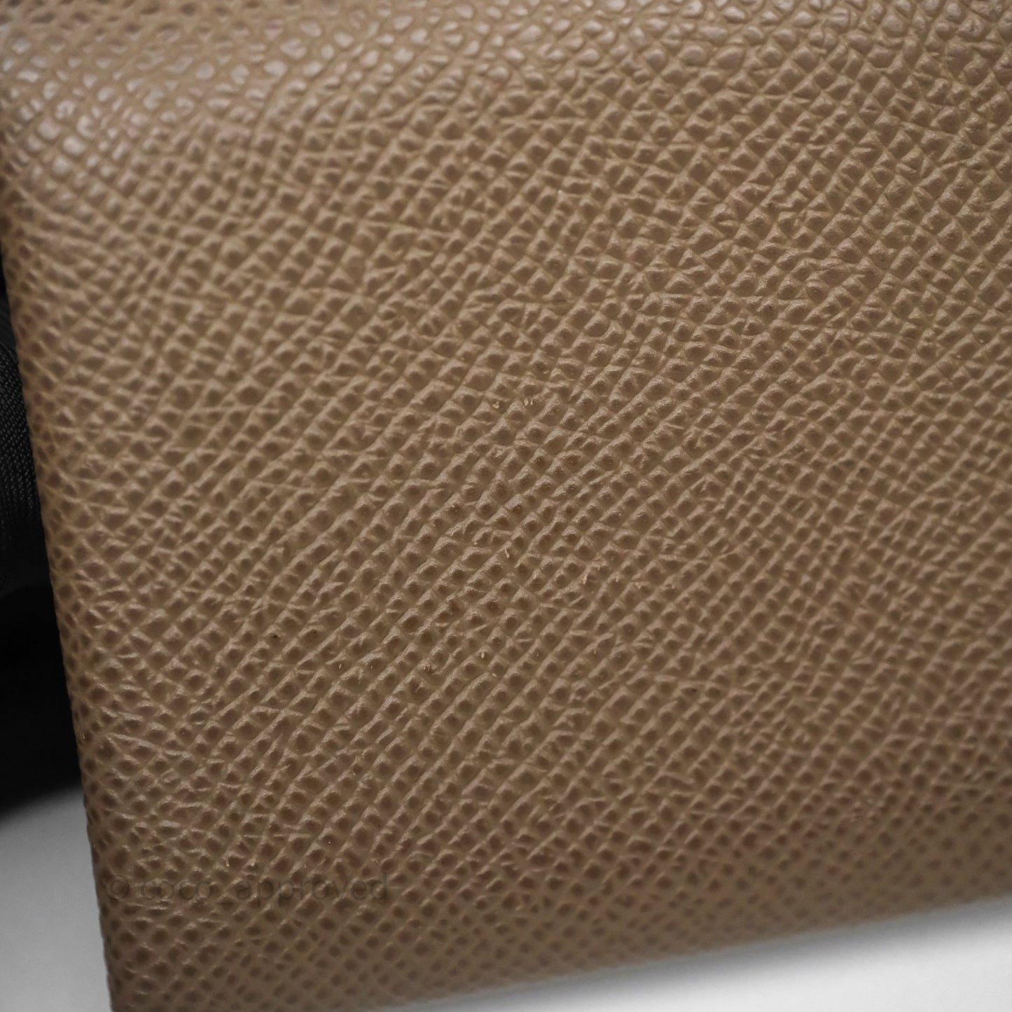 Hermès Calvi Duo Compact Card Holder Etoupe 18 Epsom