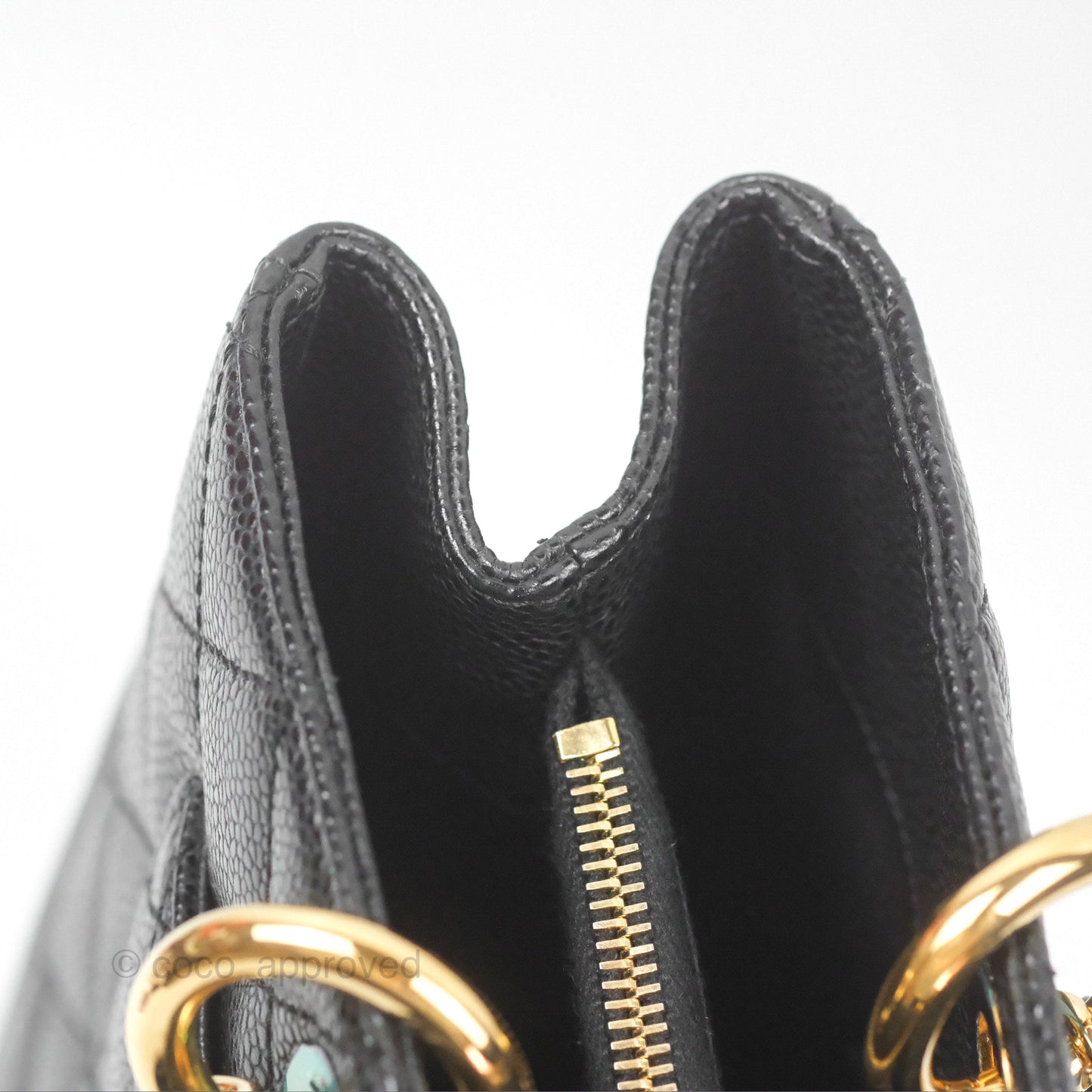 Chanel GST Black Caviar Gold Hardware