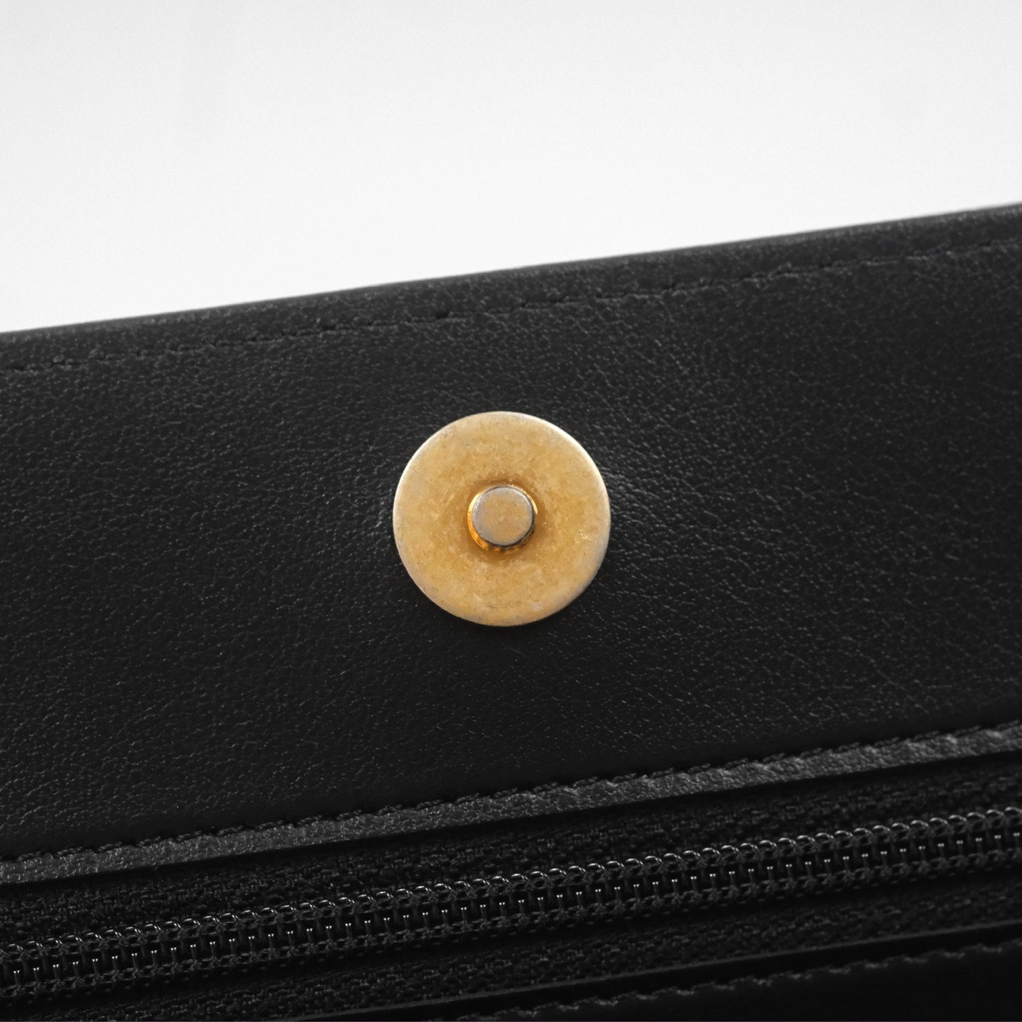 Chanel Quilted Boy Wallet on Chain WOC Black Caviar Age Gold Hardware