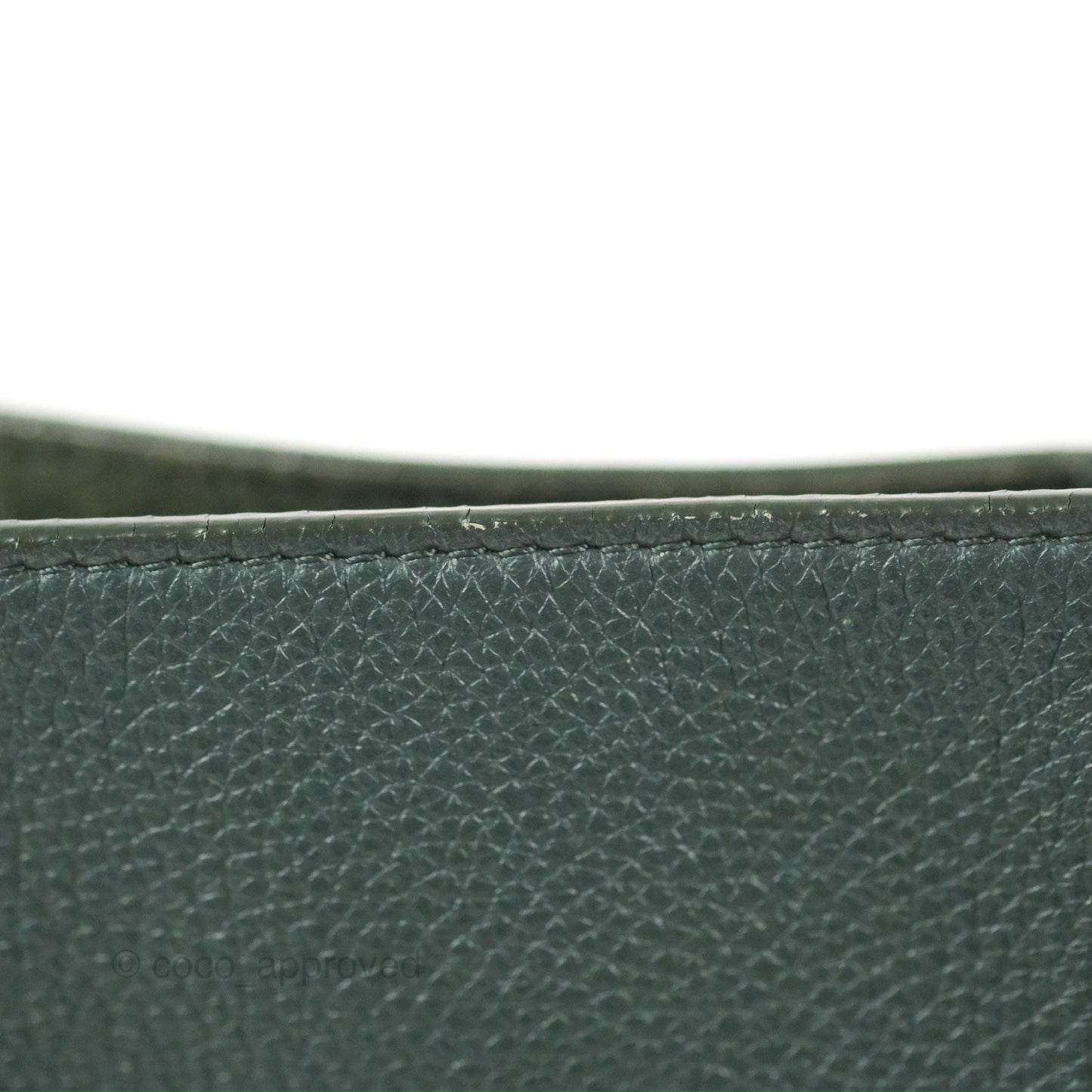 Celine Sangle Bucket Bag Grained Calfskin Amazon Green